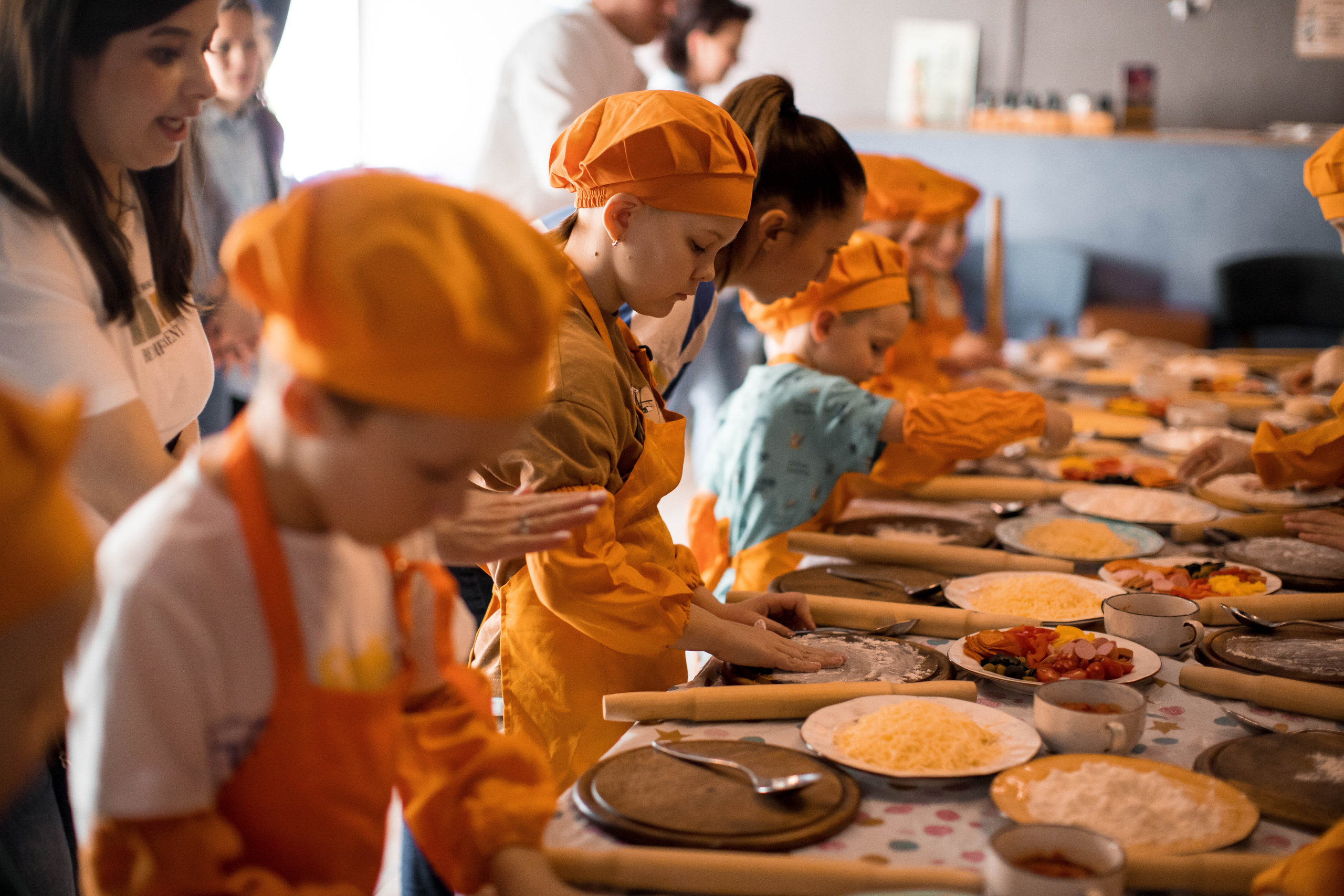 Мастер-класс по приготовлению пиццы. Фотограф — художник в Москве Васильева Юлия