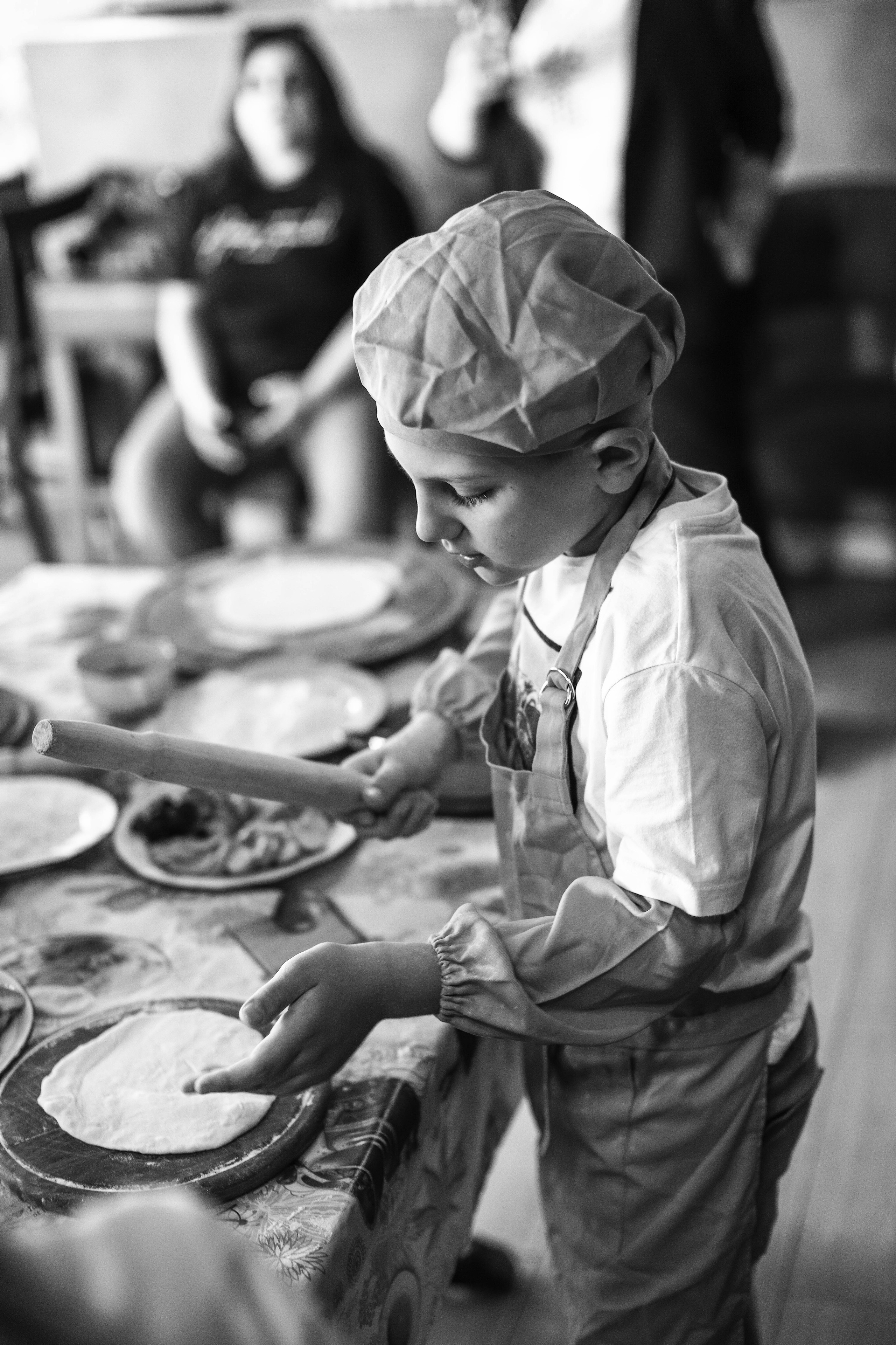 Мастер-класс по приготовлению пиццы. Фотограф — художник в Москве Васильева Юлия