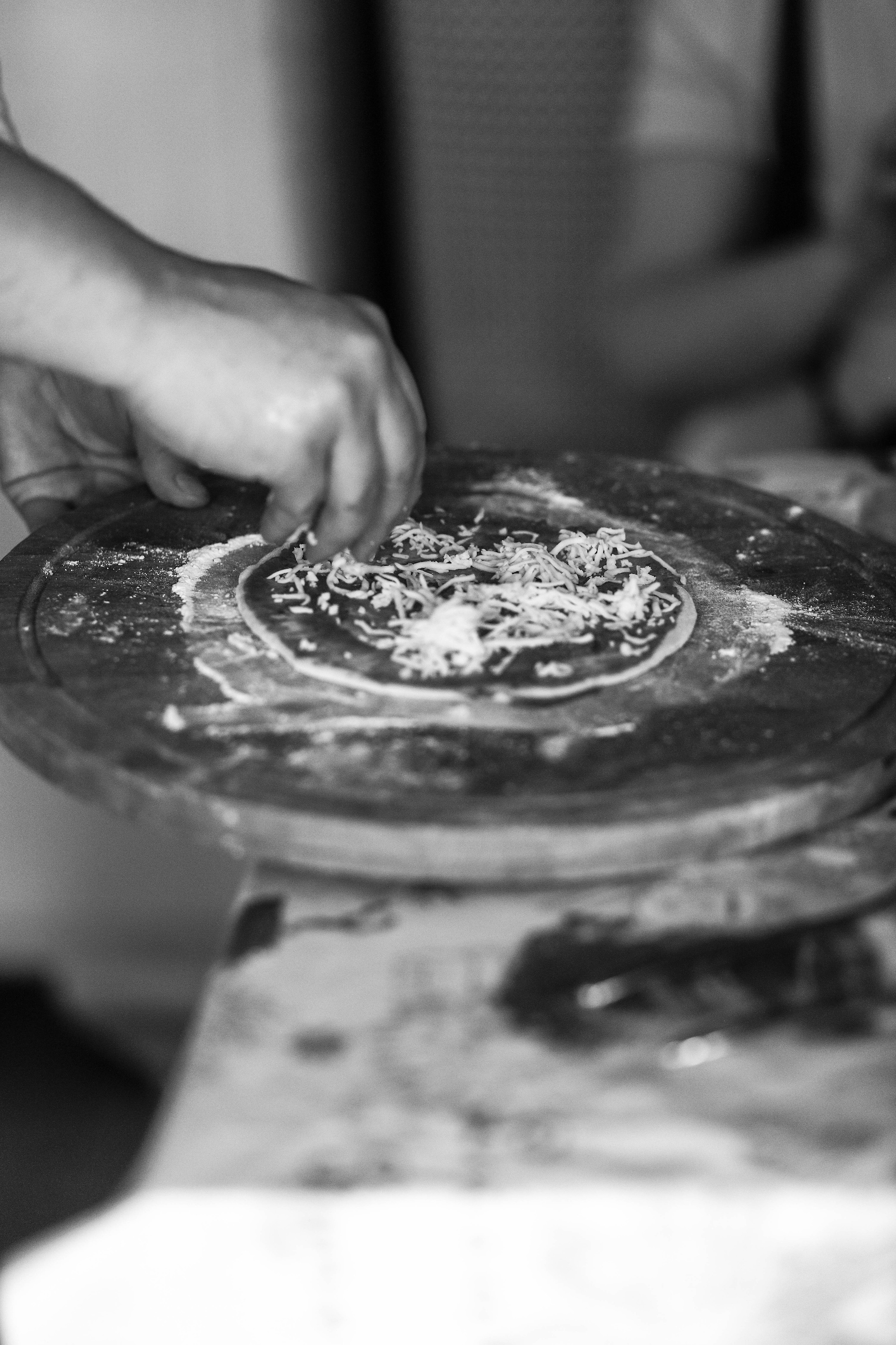 Мастер-класс по приготовлению пиццы. Фотограф — художник в Москве Васильева Юлия