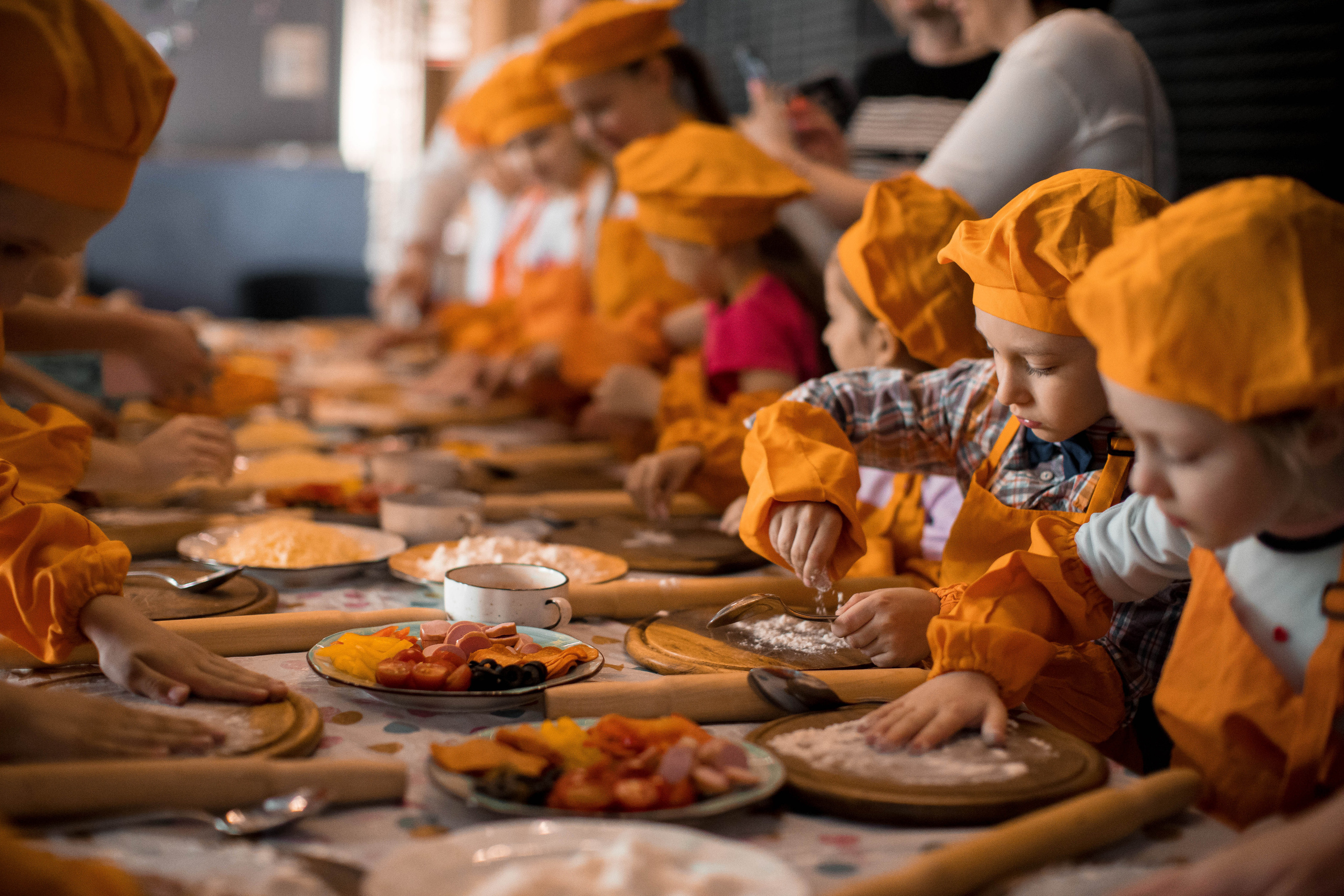 Мастер-класс по приготовлению пиццы. Фотограф — художник в Москве Васильева Юлия