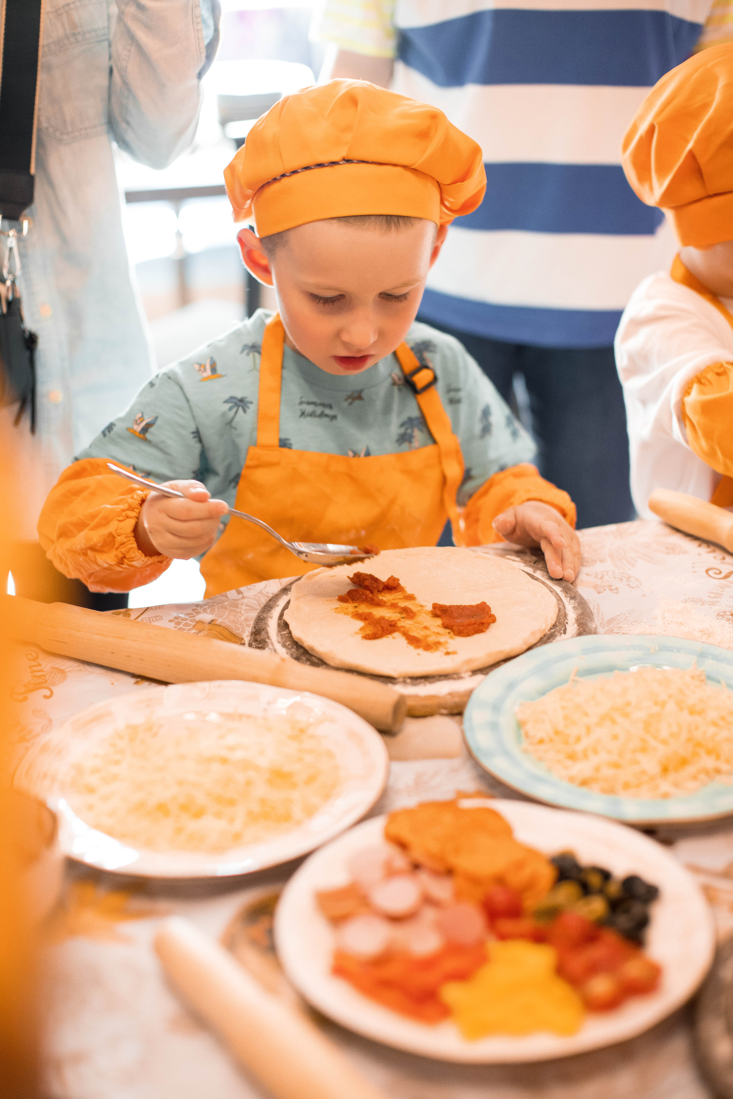 Мастер-класс по приготовлению пиццы. Фотограф — художник в Москве Васильева Юлия