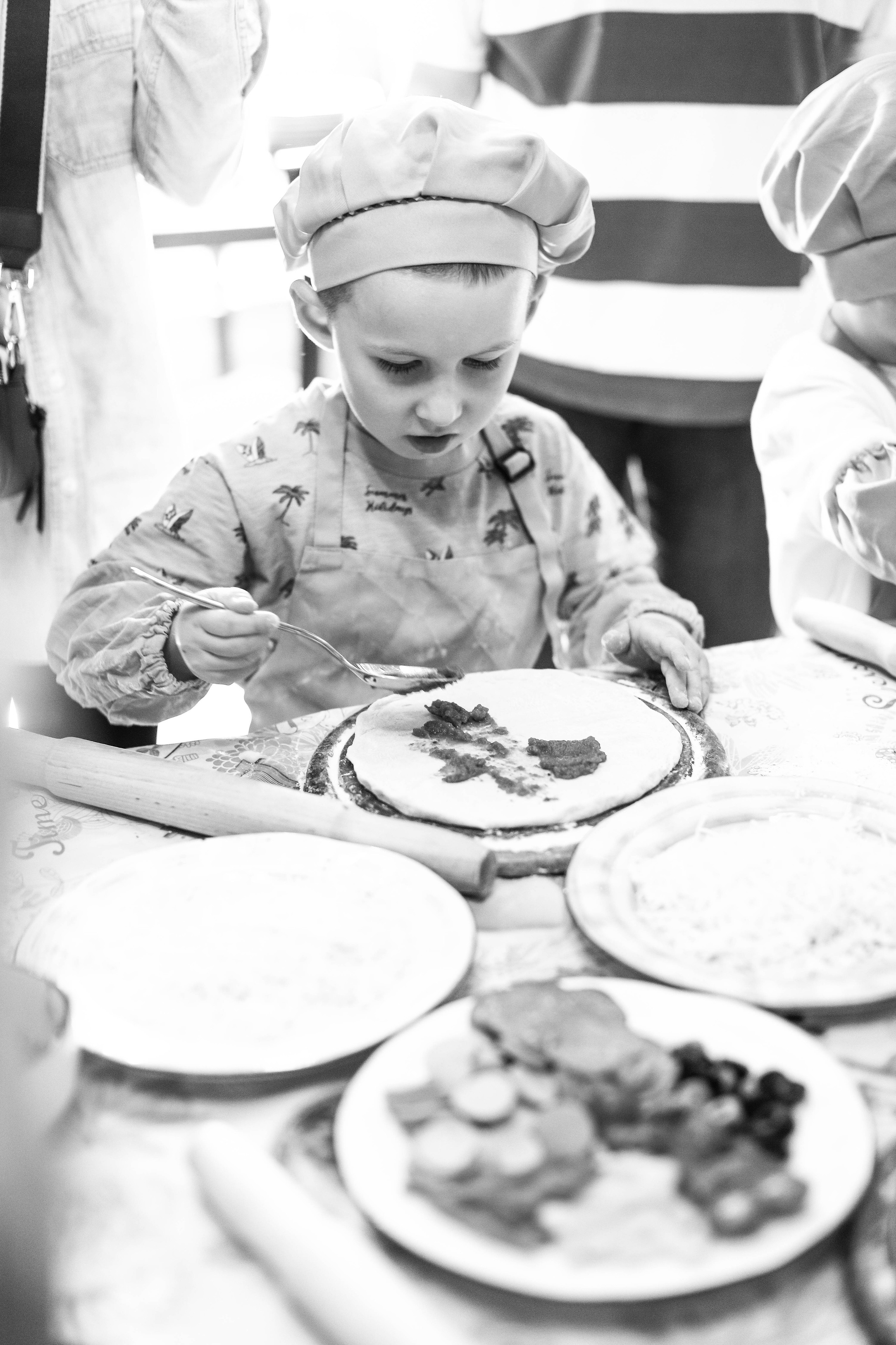 Мастер-класс по приготовлению пиццы. Фотограф — художник в Москве Васильева Юлия