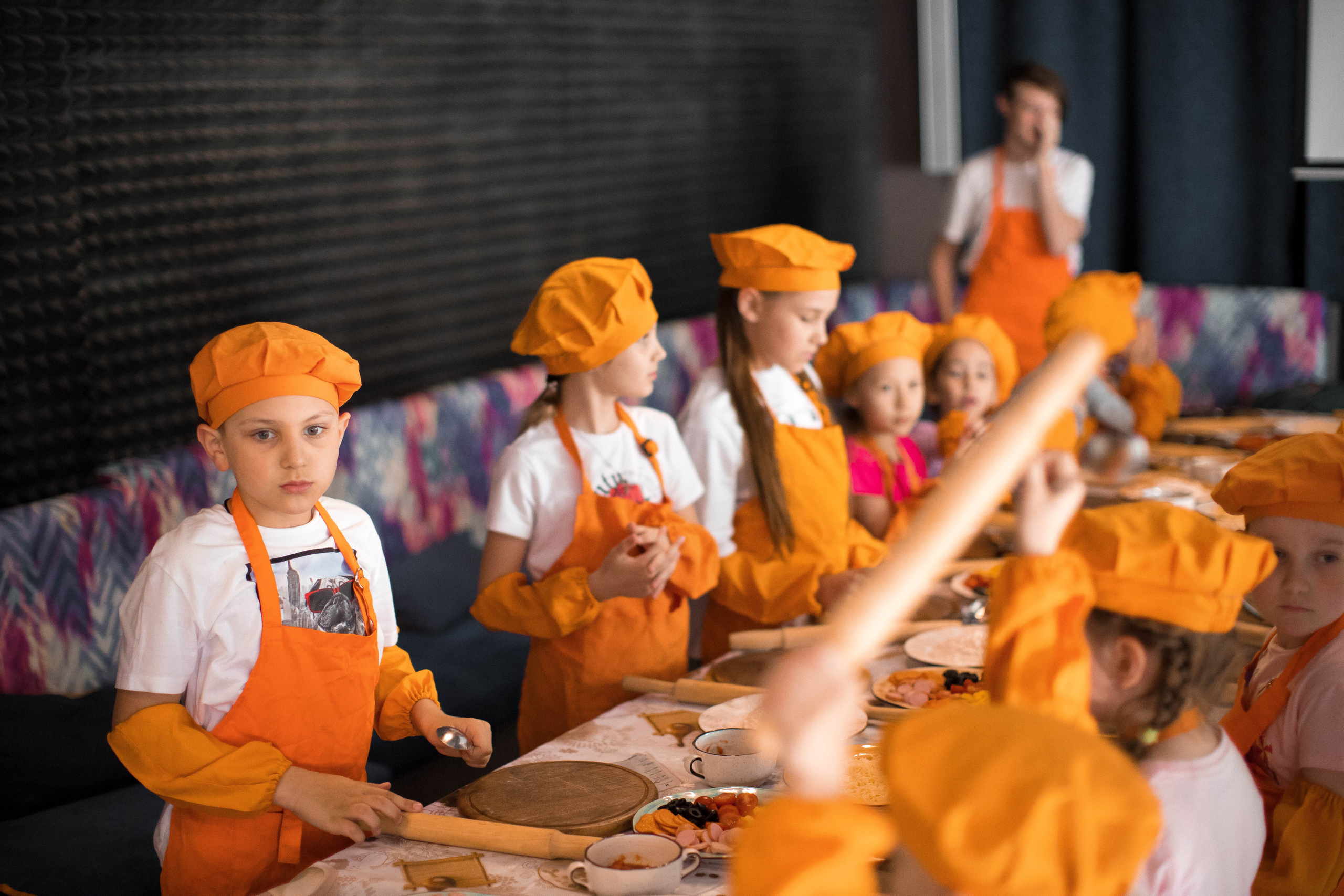 Мастер-класс по приготовлению пиццы. Фотограф — художник в Москве Васильева Юлия