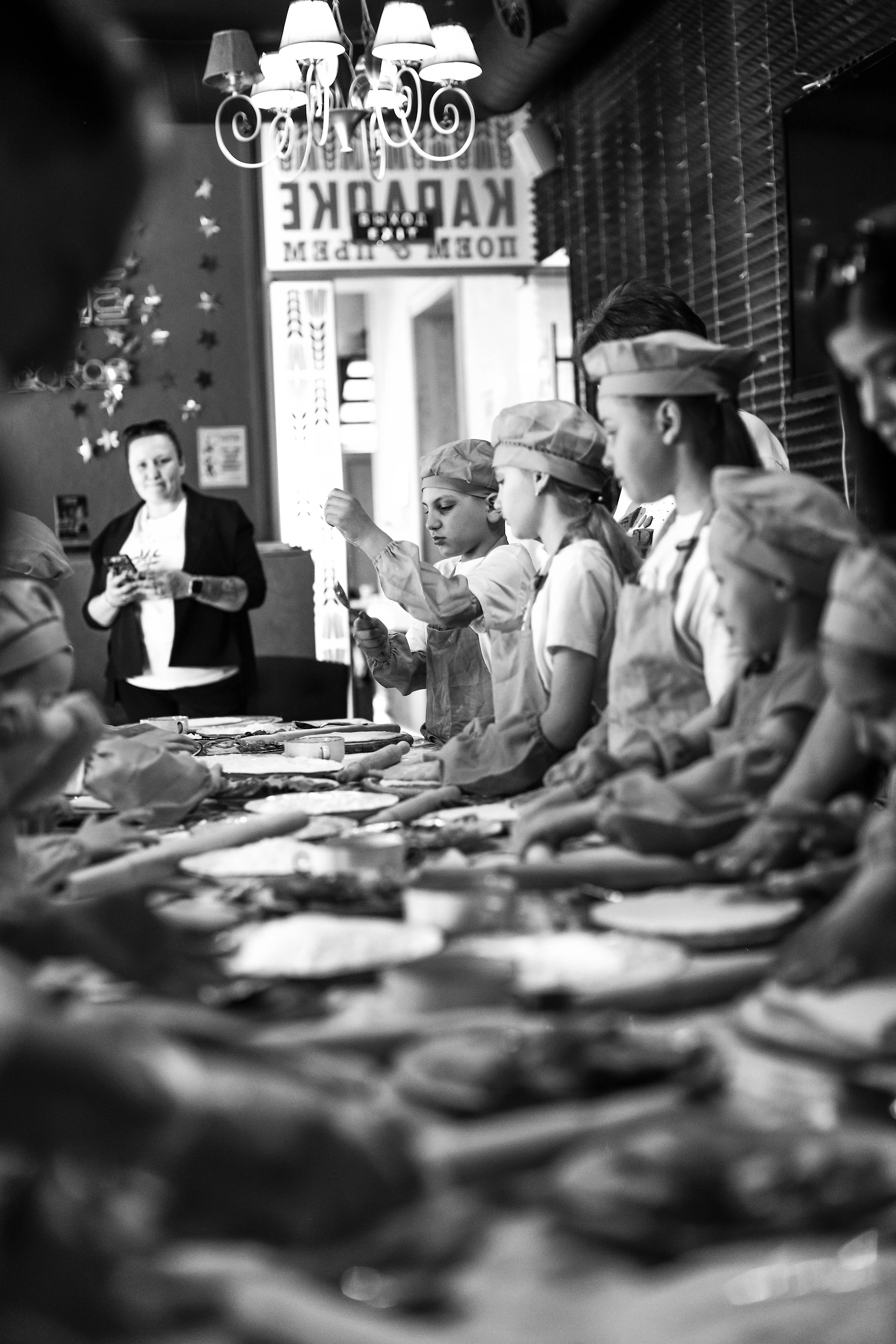 Мастер-класс по приготовлению пиццы. Фотограф — художник в Москве Васильева Юлия