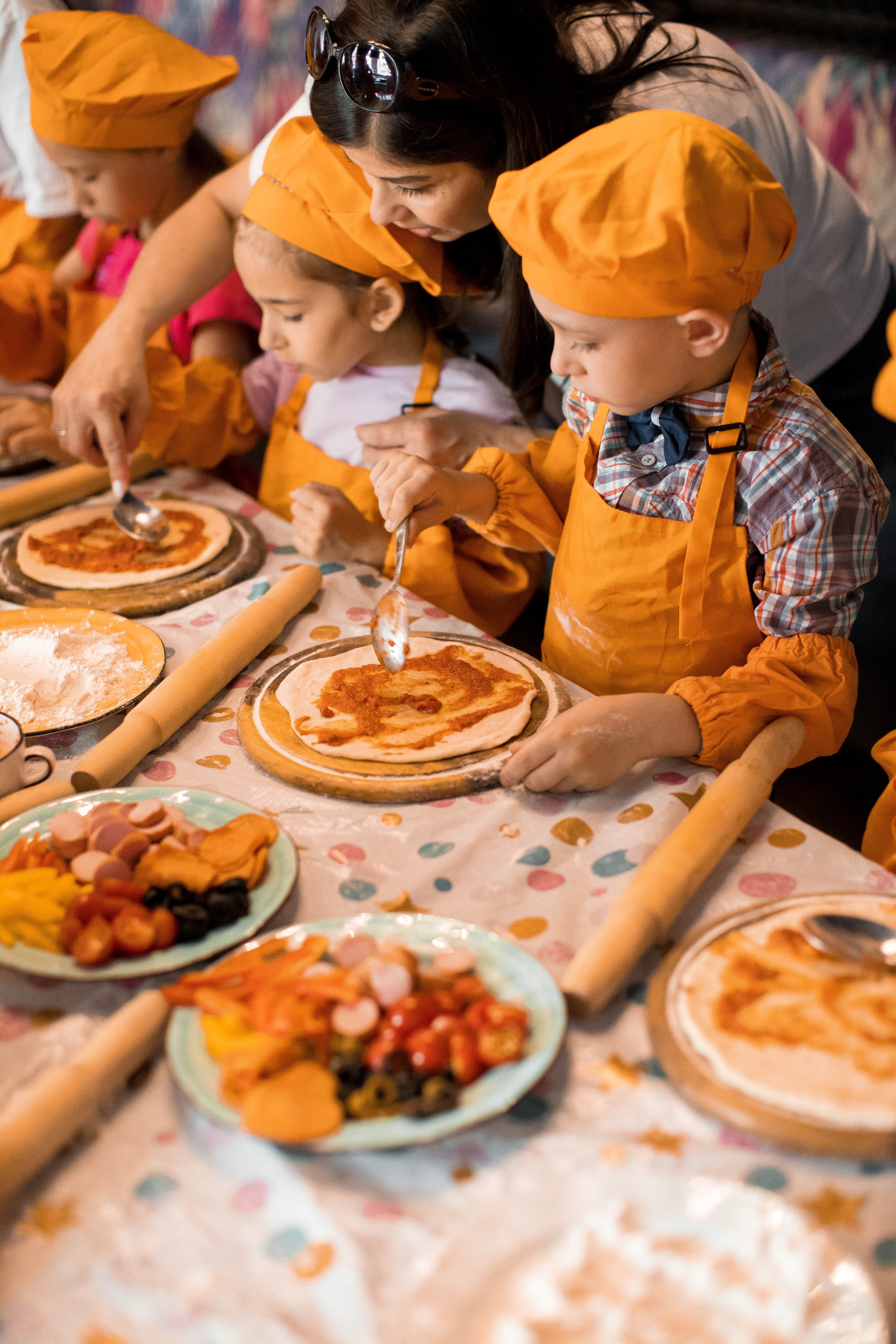 Мастер-класс по приготовлению пиццы. Фотограф — художник в Москве Васильева Юлия