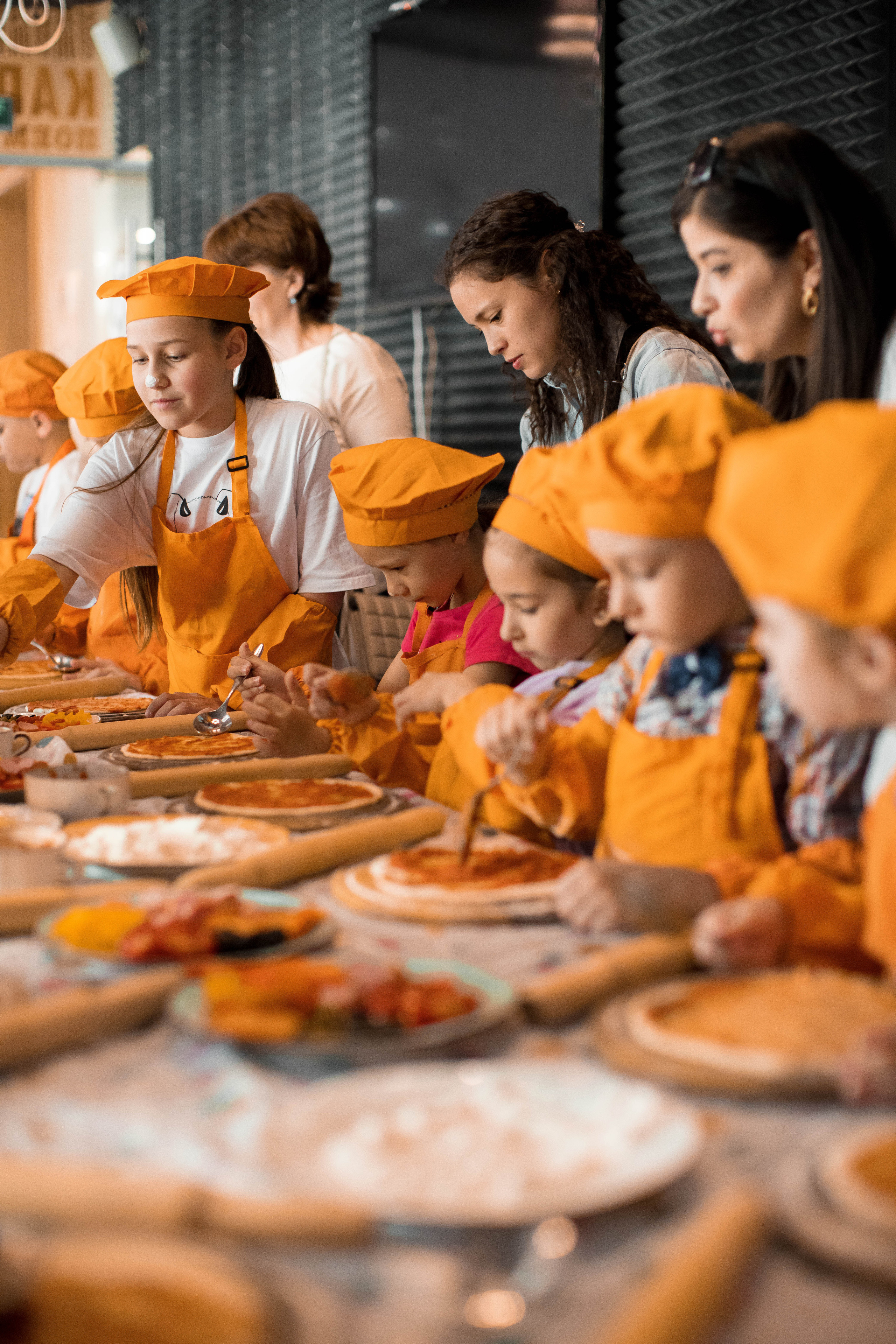 Мастер-класс по приготовлению пиццы. Фотограф — художник в Москве Васильева Юлия