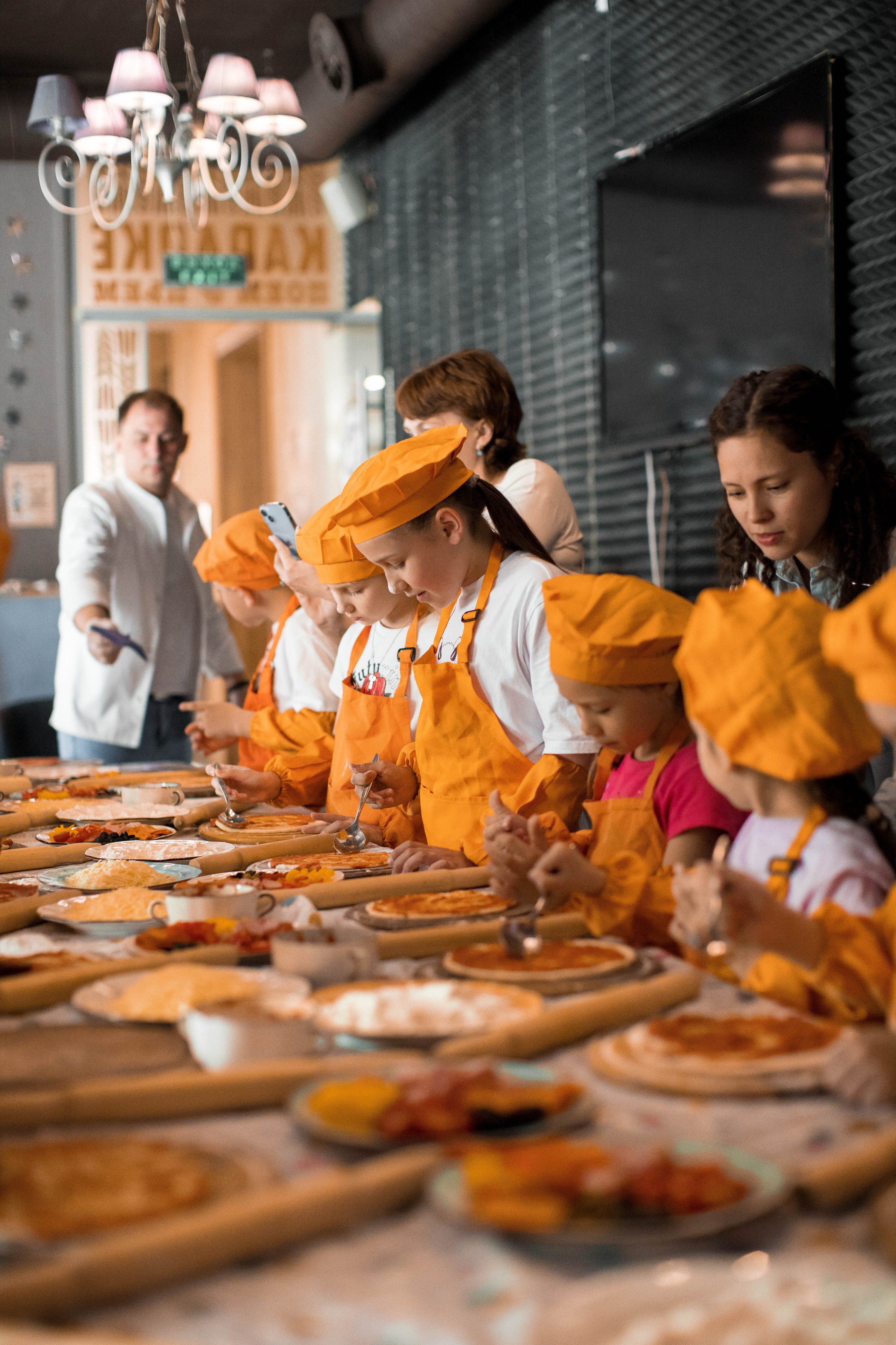 Мастер-класс по приготовлению пиццы. Фотограф — художник в Москве Васильева Юлия