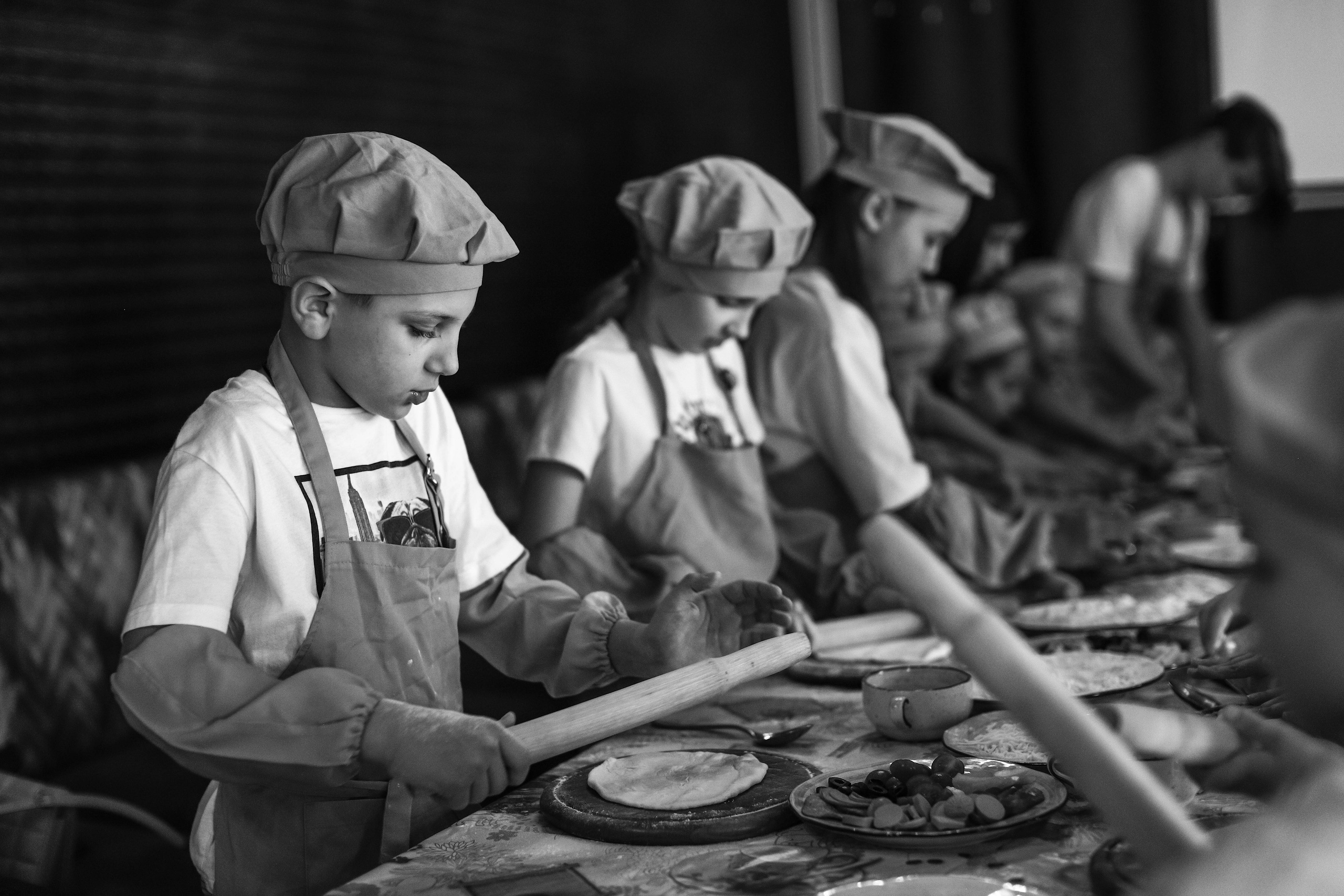 Мастер-класс по приготовлению пиццы. Фотограф — художник в Москве Васильева Юлия