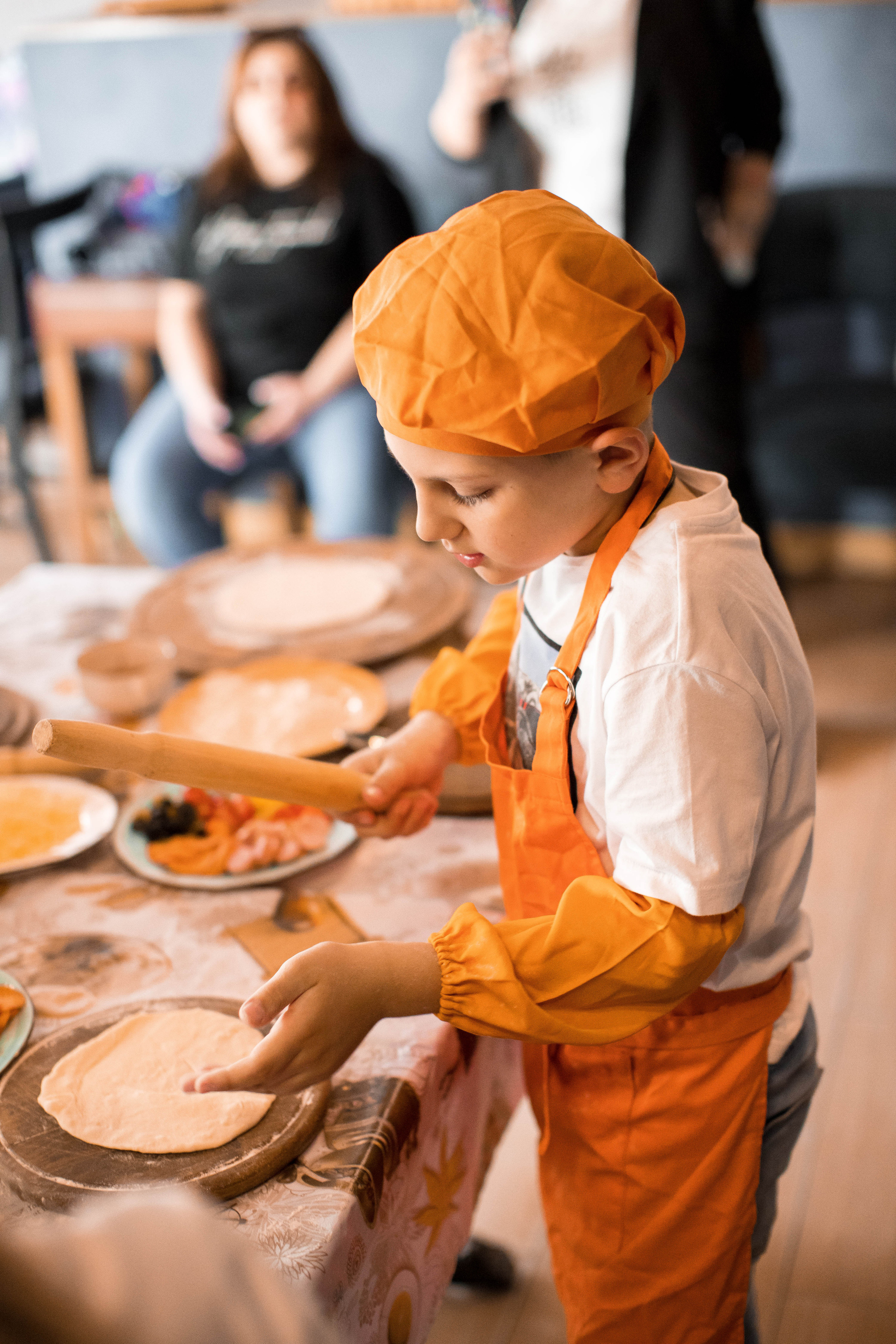 Мастер-класс по приготовлению пиццы. Фотограф — художник в Москве Васильева Юлия