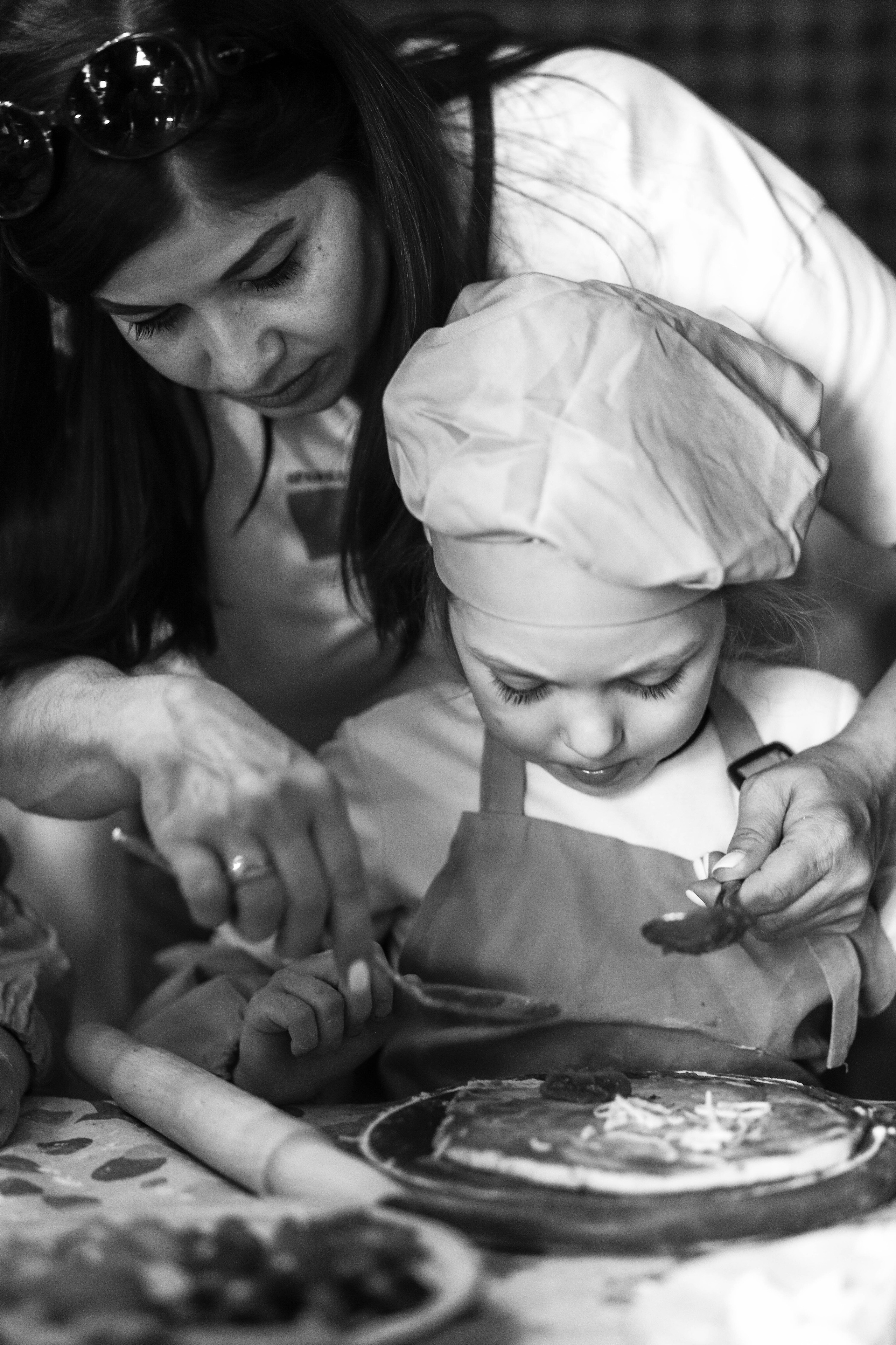 Мастер-класс по приготовлению пиццы. Фотограф — художник в Москве Васильева Юлия