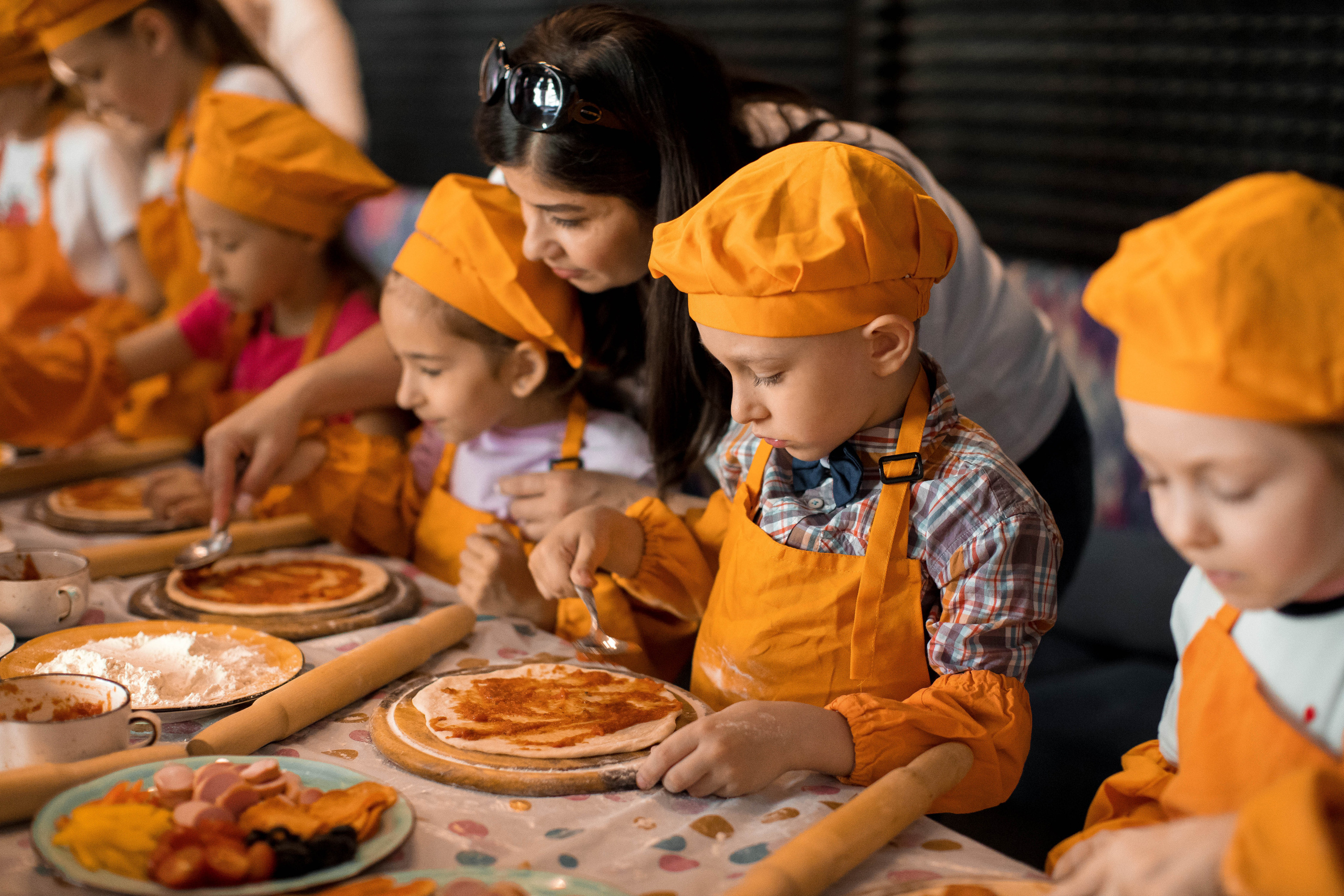 Мастер-класс по приготовлению пиццы. Фотограф — художник в Москве Васильева Юлия
