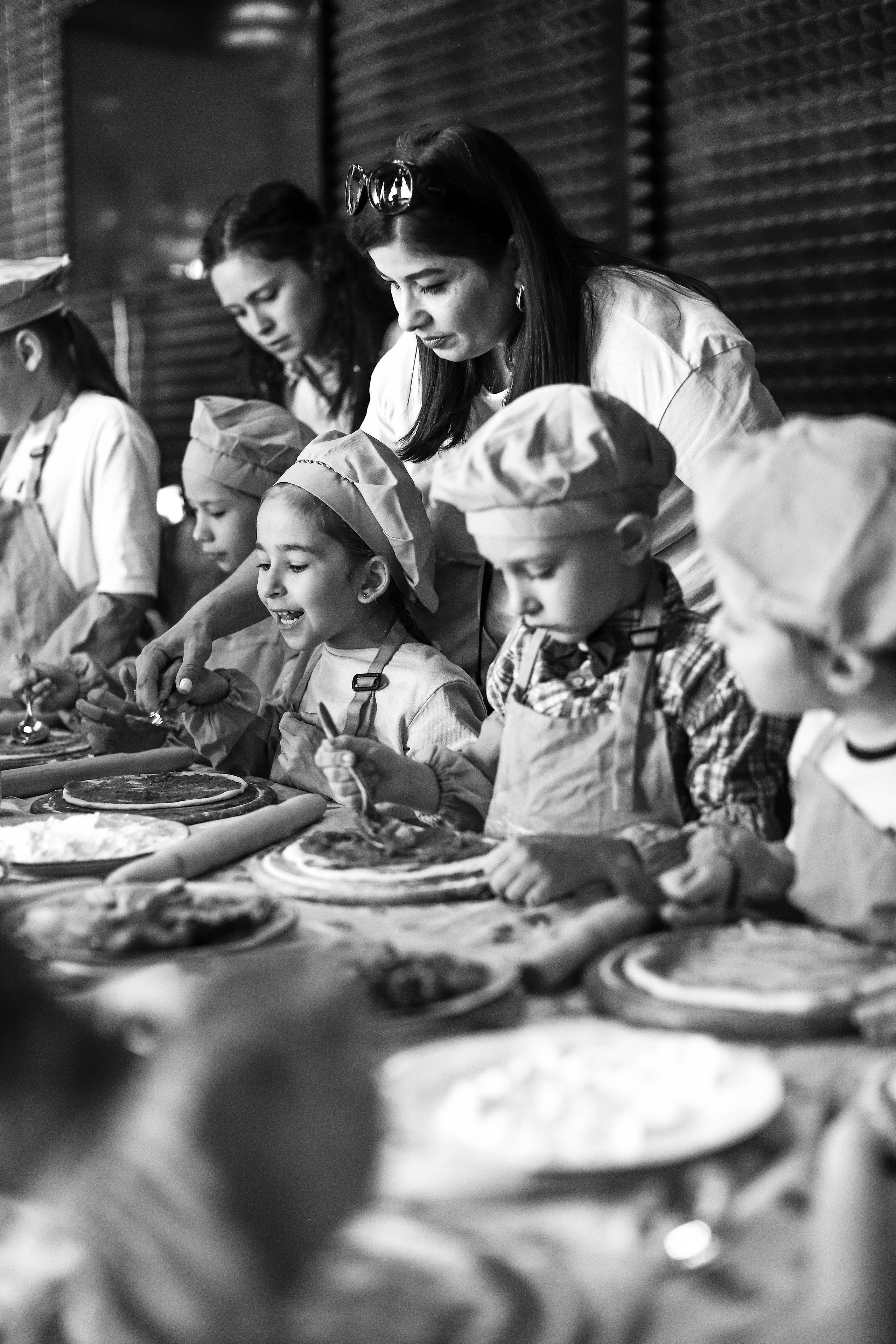 Мастер-класс по приготовлению пиццы. Фотограф — художник в Москве Васильева Юлия