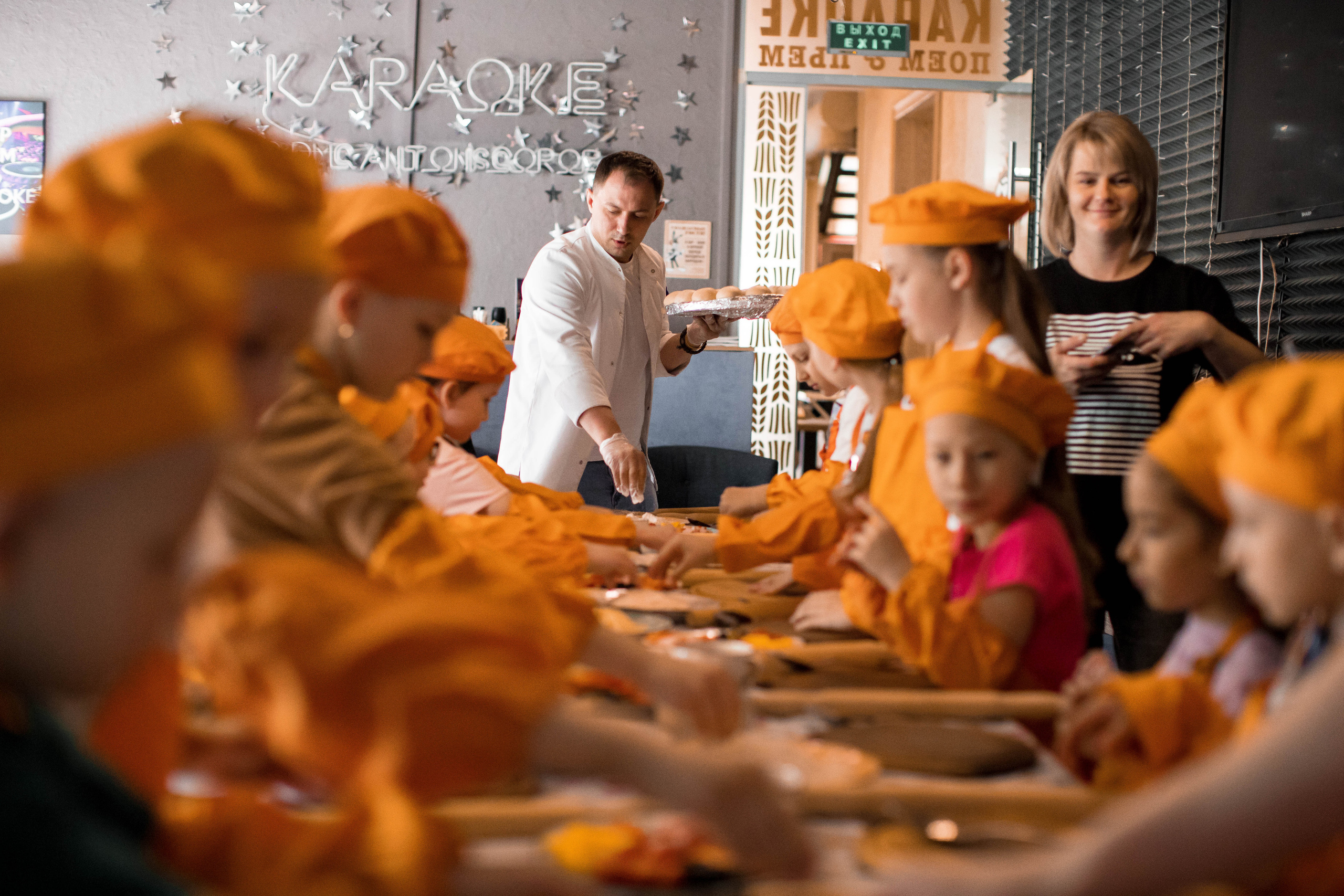 Мастер-класс по приготовлению пиццы. Фотограф — художник в Москве Васильева Юлия