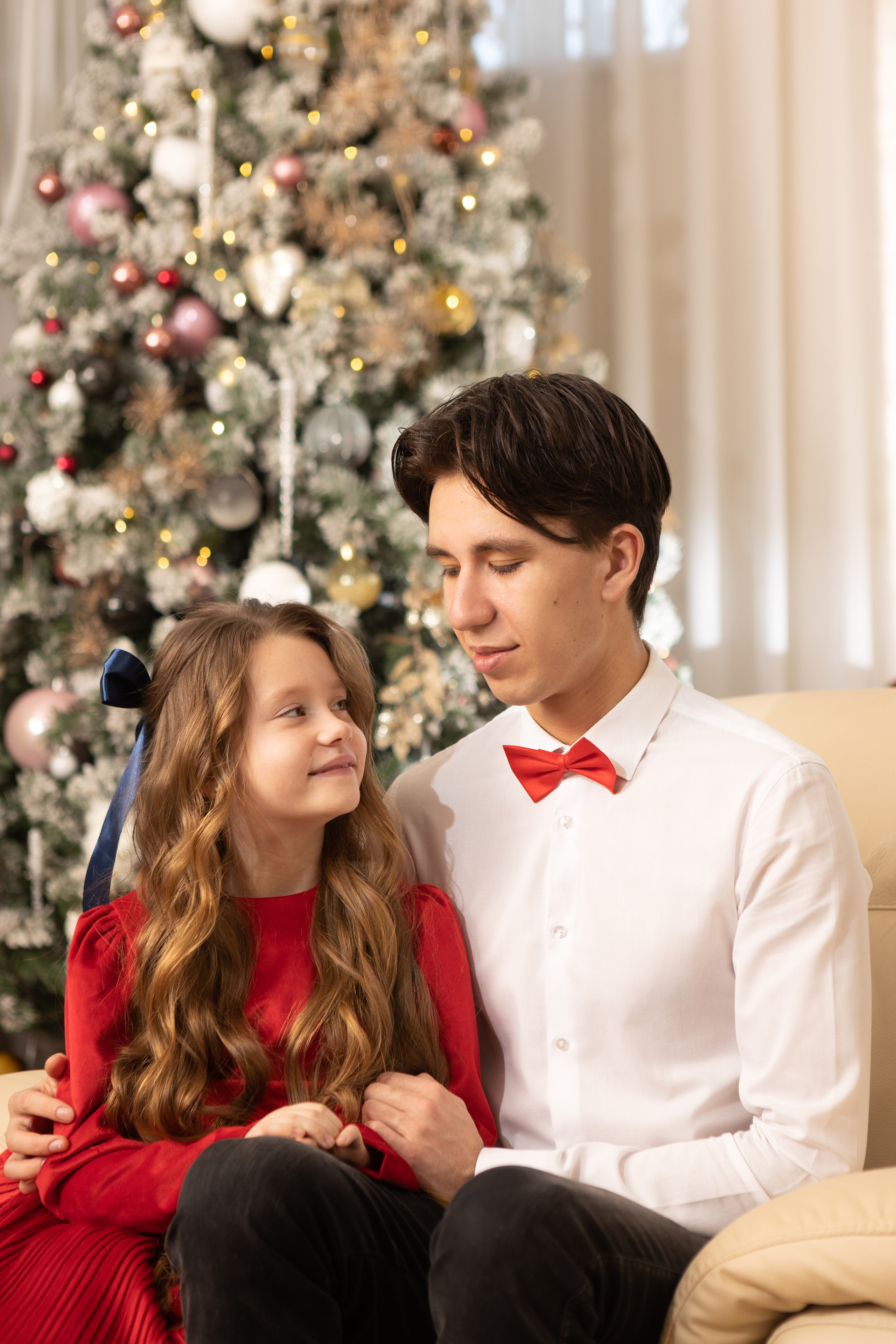 Домашняя новогодняя фотосессия. Фотограф в Оренбурге. Профессиональный фотограф