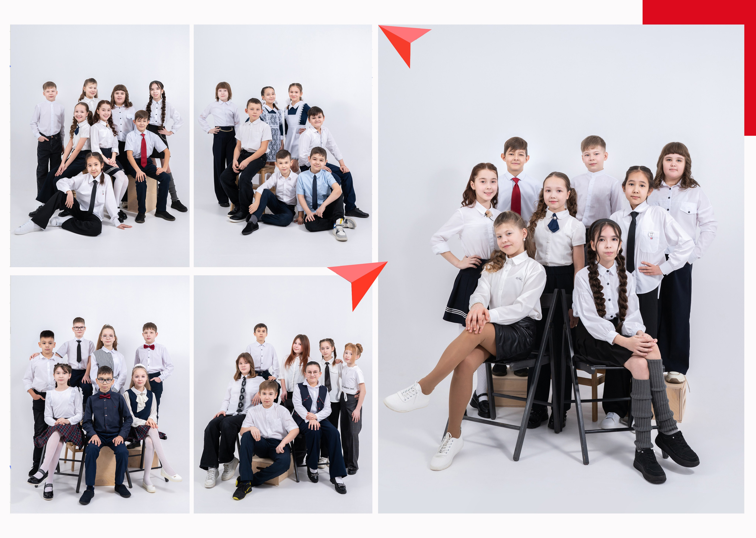 4 класс 5-7 разворотов «Тетрадка». Выпускные альбомы Нефтекамск