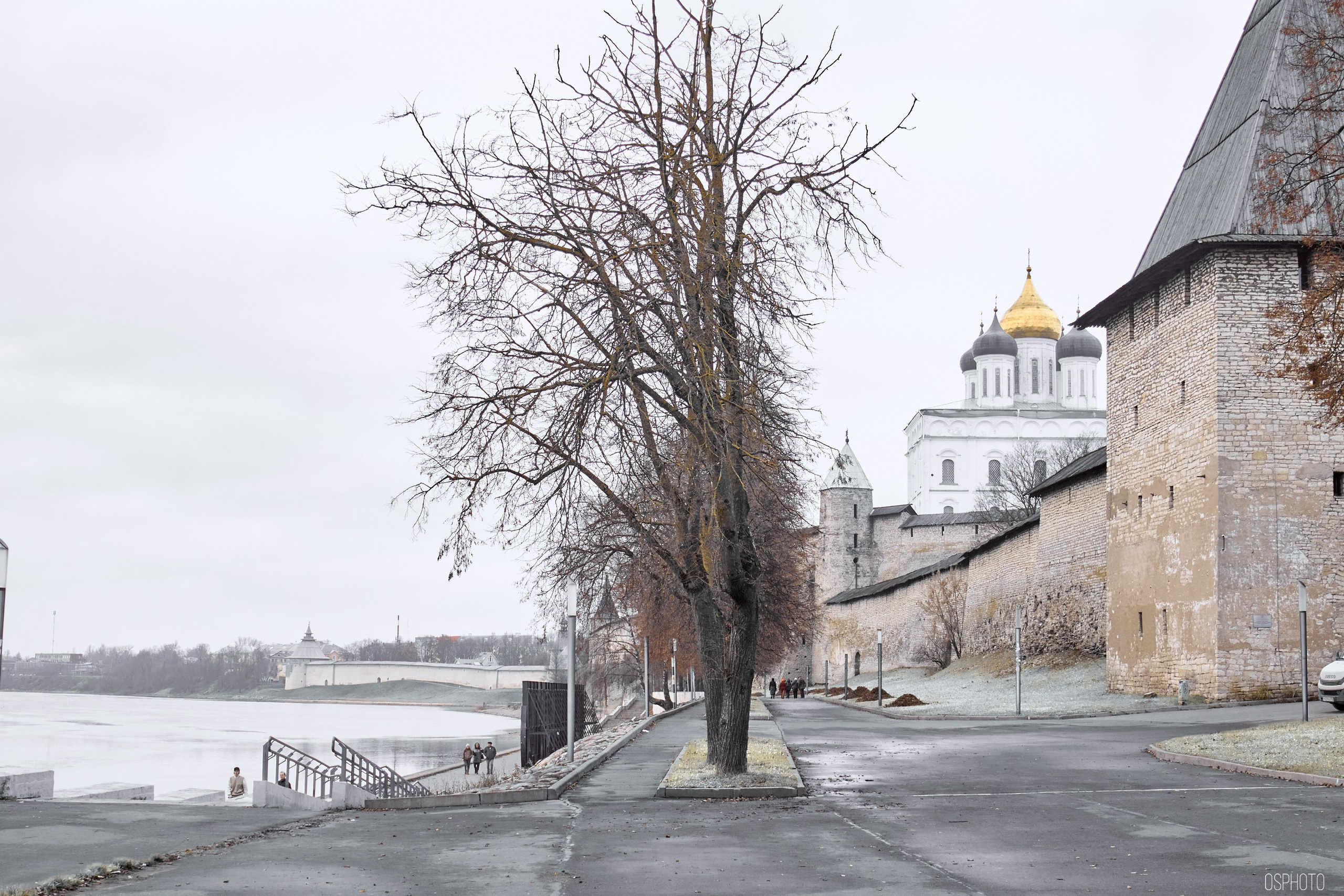 Псков. Ноябрь. Фотографъ Сергѣевъ. Поймать мгновеніе