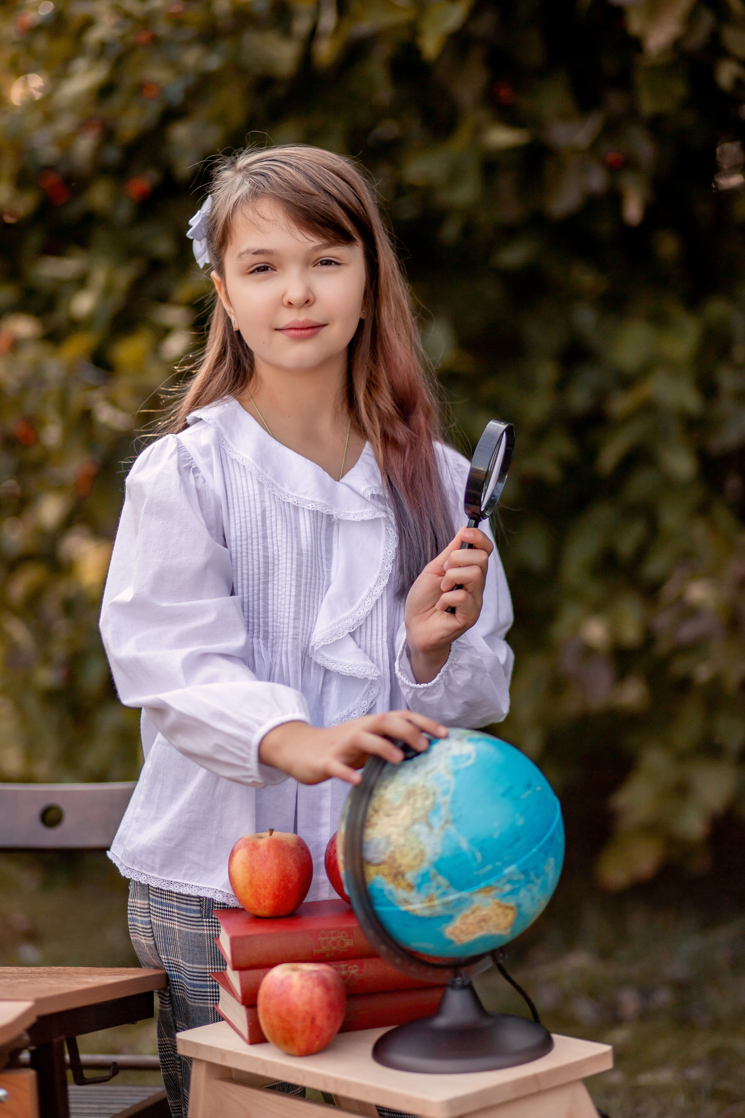 Подготовка к осеннему фотопроекту на улице для начальных классов. Выпускные альбомы в Мытищи Москве и Московской области
