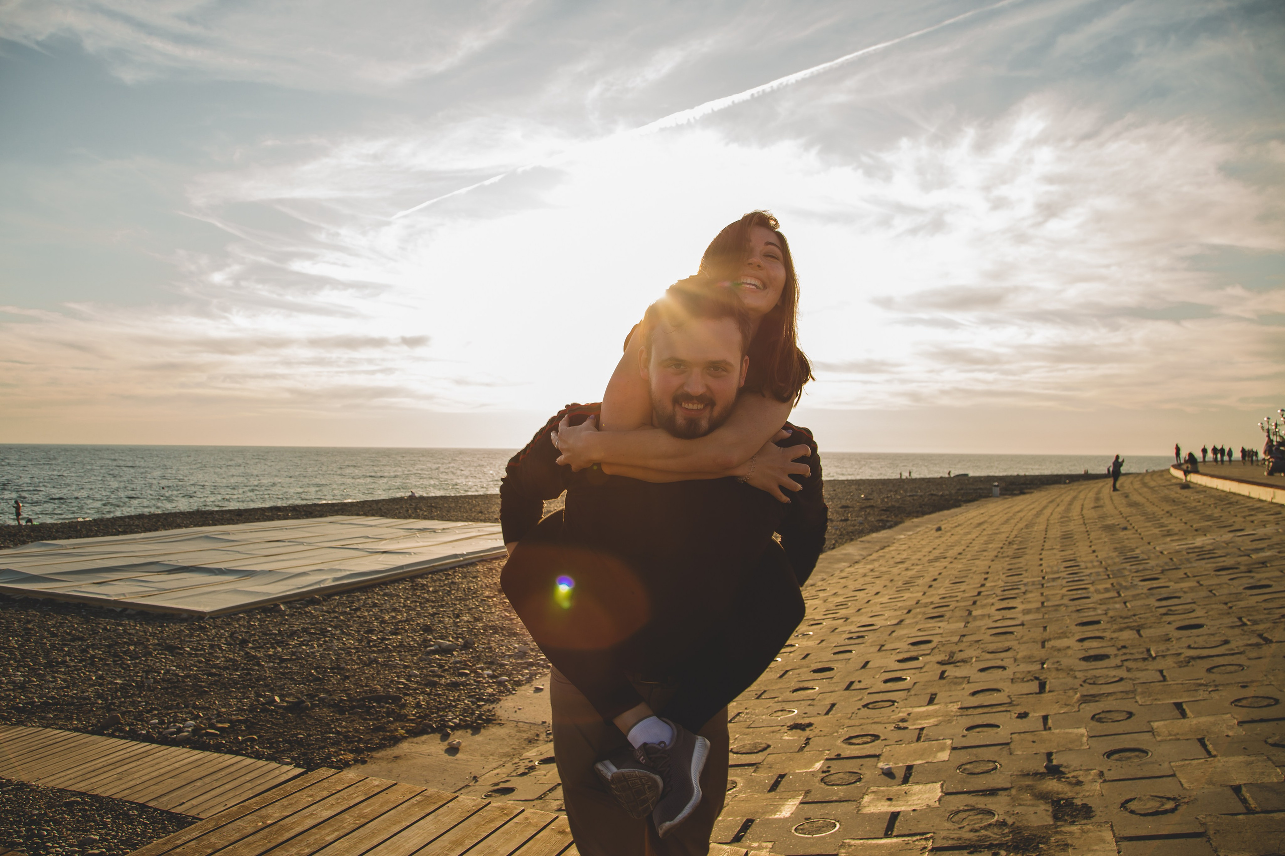 Кадр пары Паша и Настя