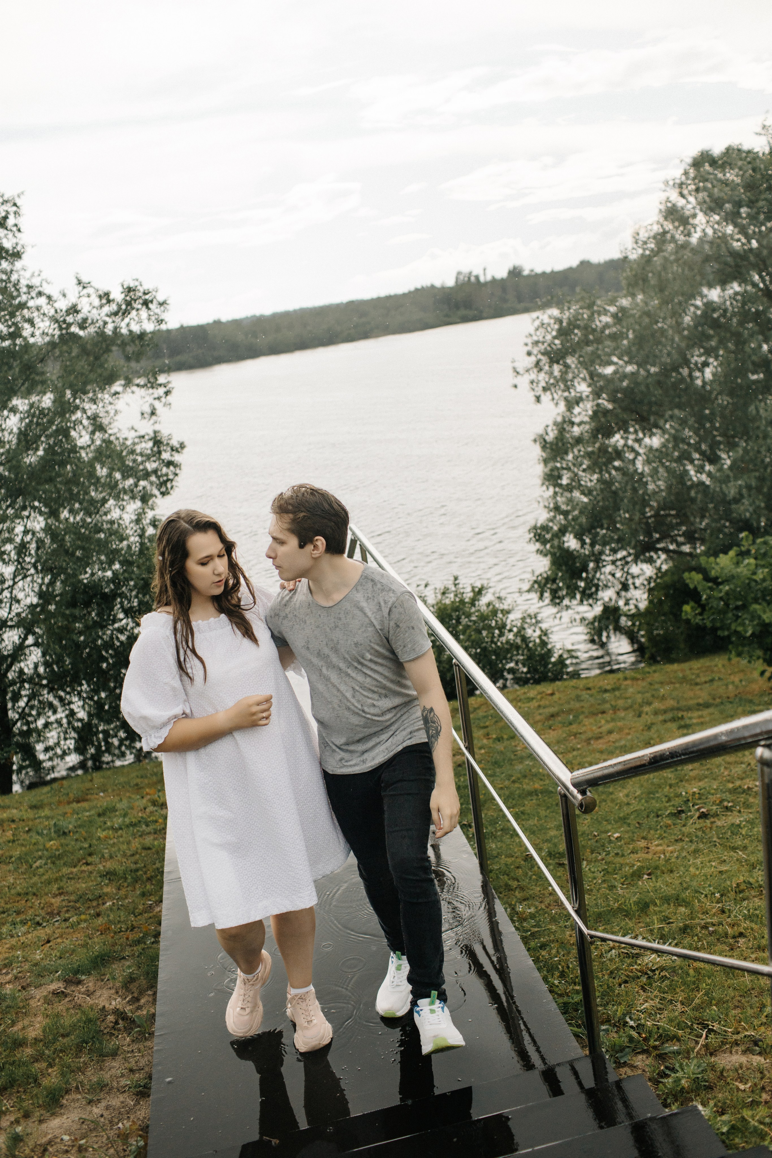 Никита и Виктория. Love Story под дождём в усадьбе «Хорошее место». Сергеев Алексей. Фотограф