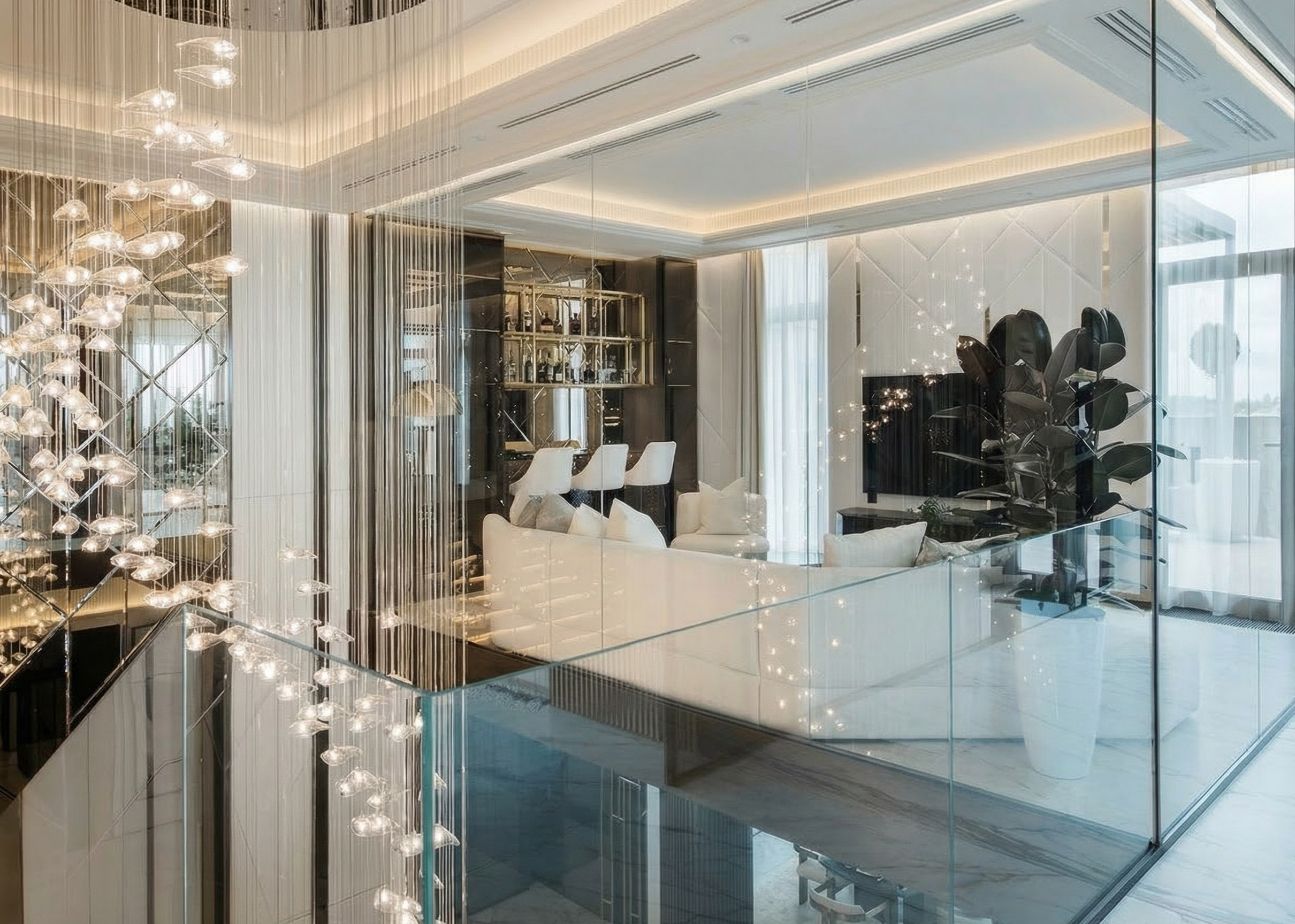 Дизайн двухуровневого пентхауса 500 м² с террасами и Wellness-зоной | Валерия Котович