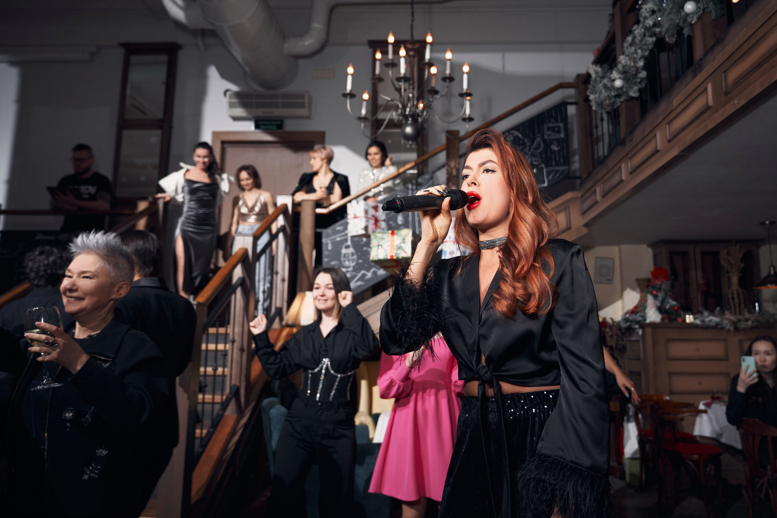 Новогодний корпоратив сети фитнесс клубов «Анатомия» — фотограф Опарин