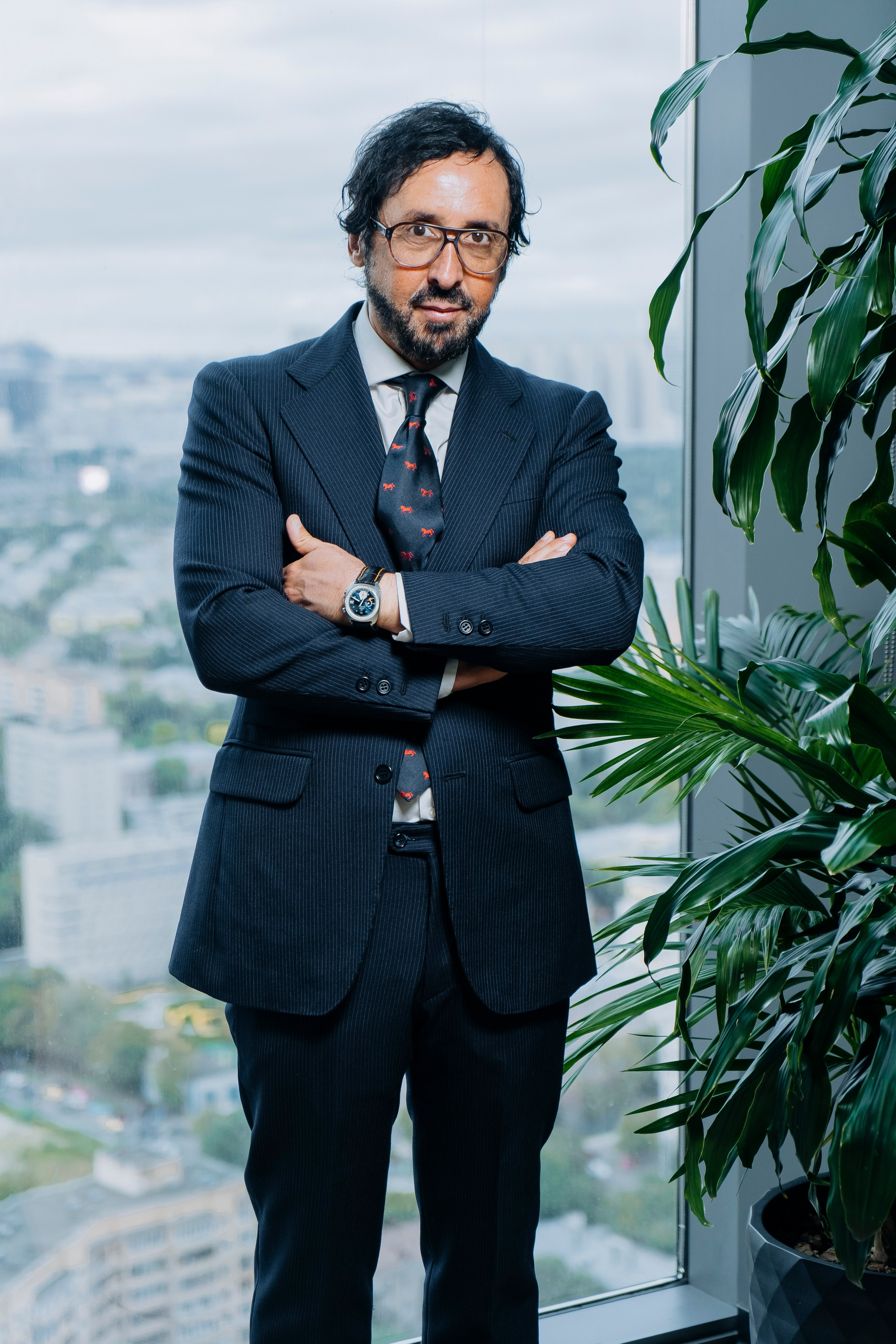 Деловая фотосессия в Москва-Сити. Профессиональный портретный фотограф в Москве Владимир Глаголев