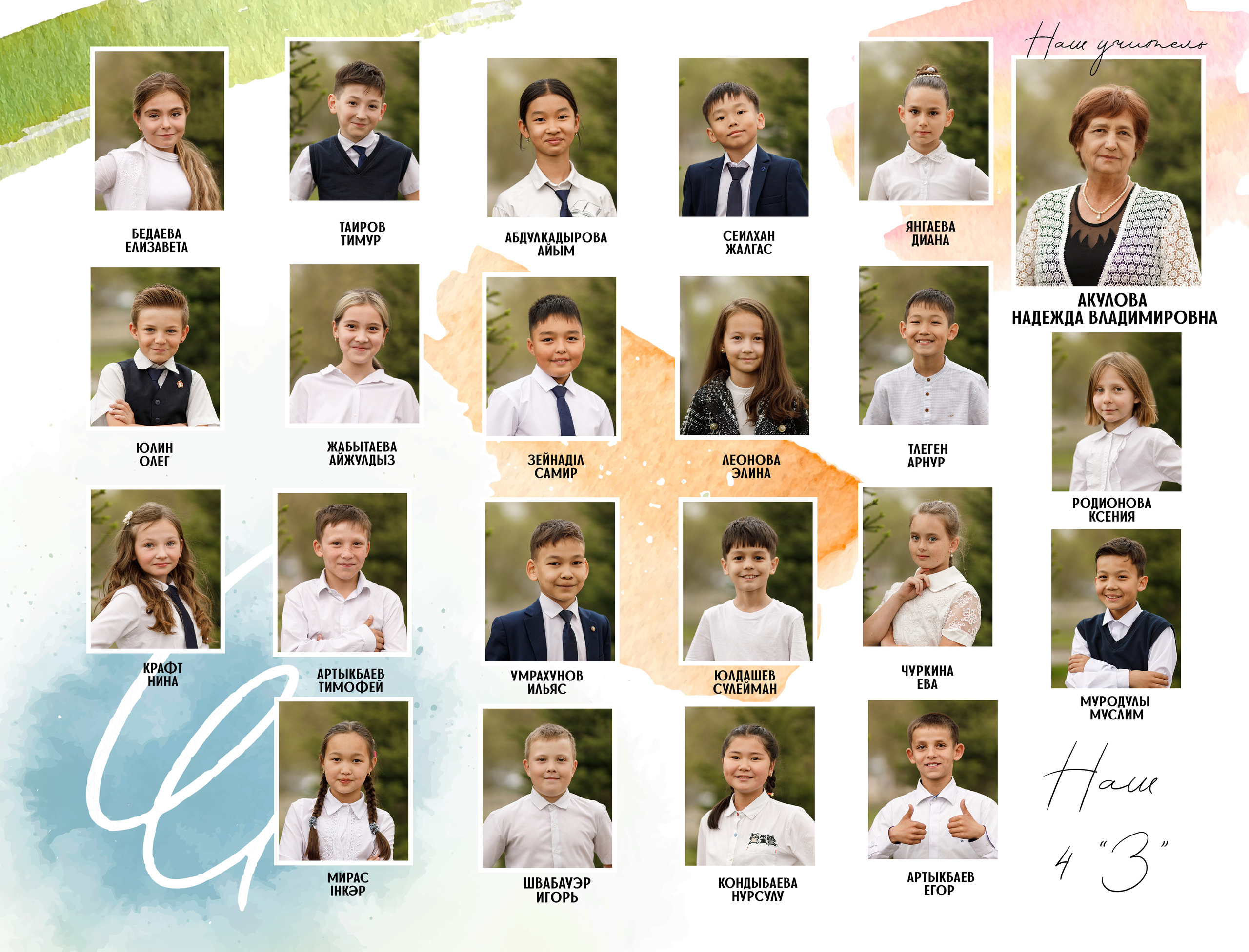 Школьные фотокниги. Семейный и детский фотограф в Алматы Юлия Бельфер