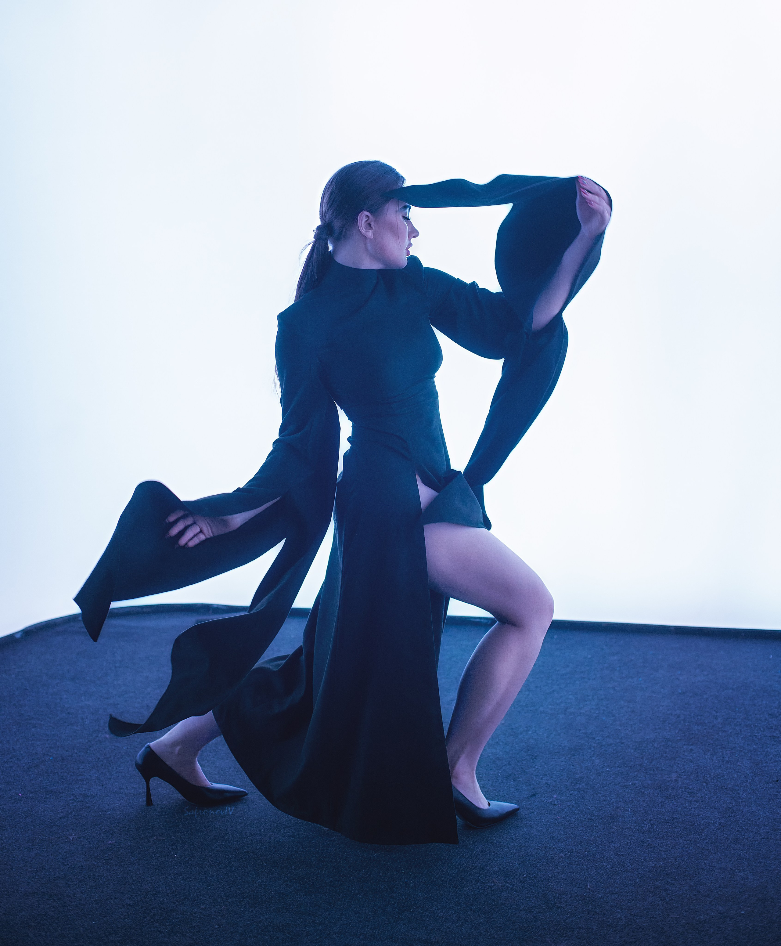 Костюм платье Ворон