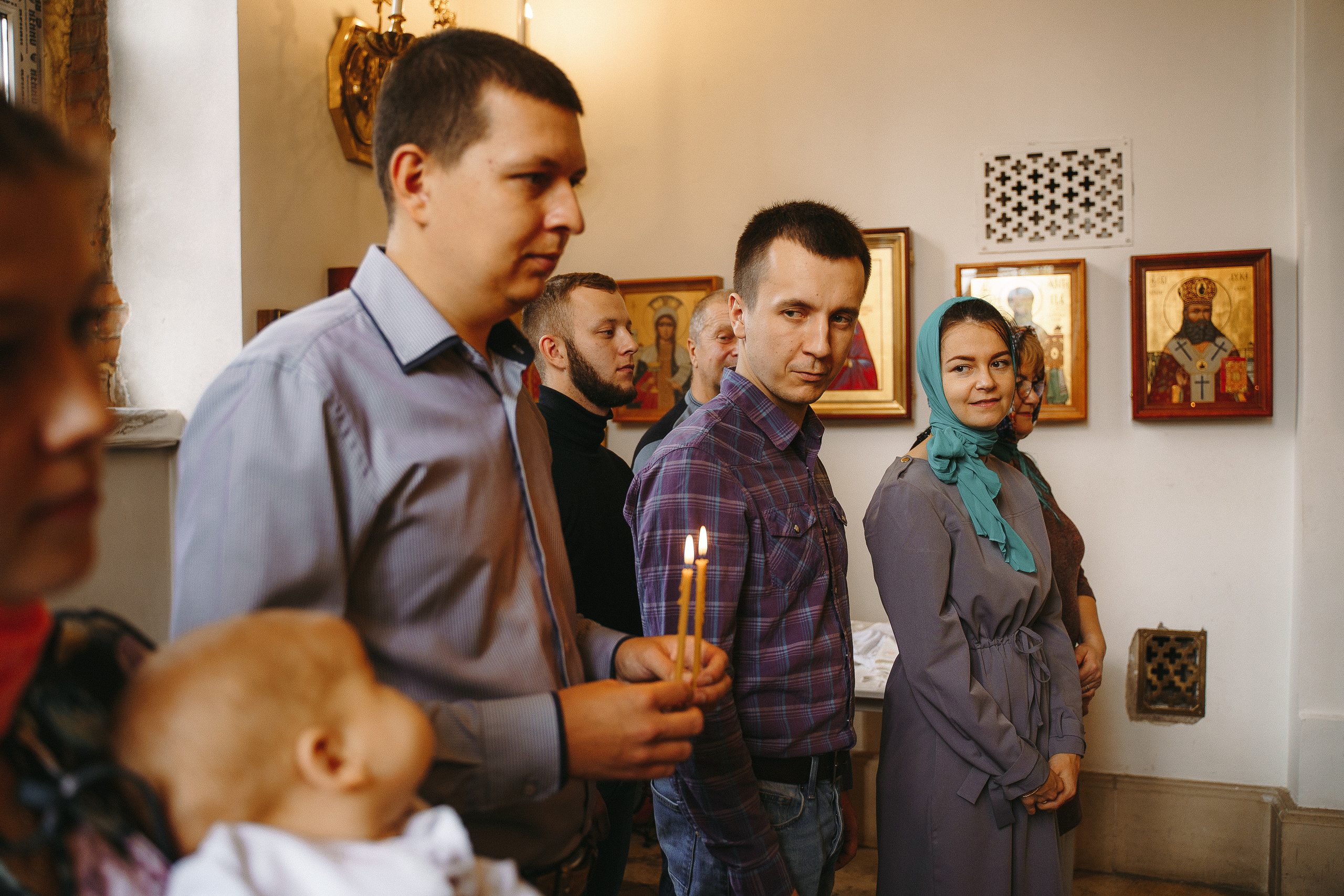 Фотограф на крещение в Храме Великомученика Димитрия Солунского