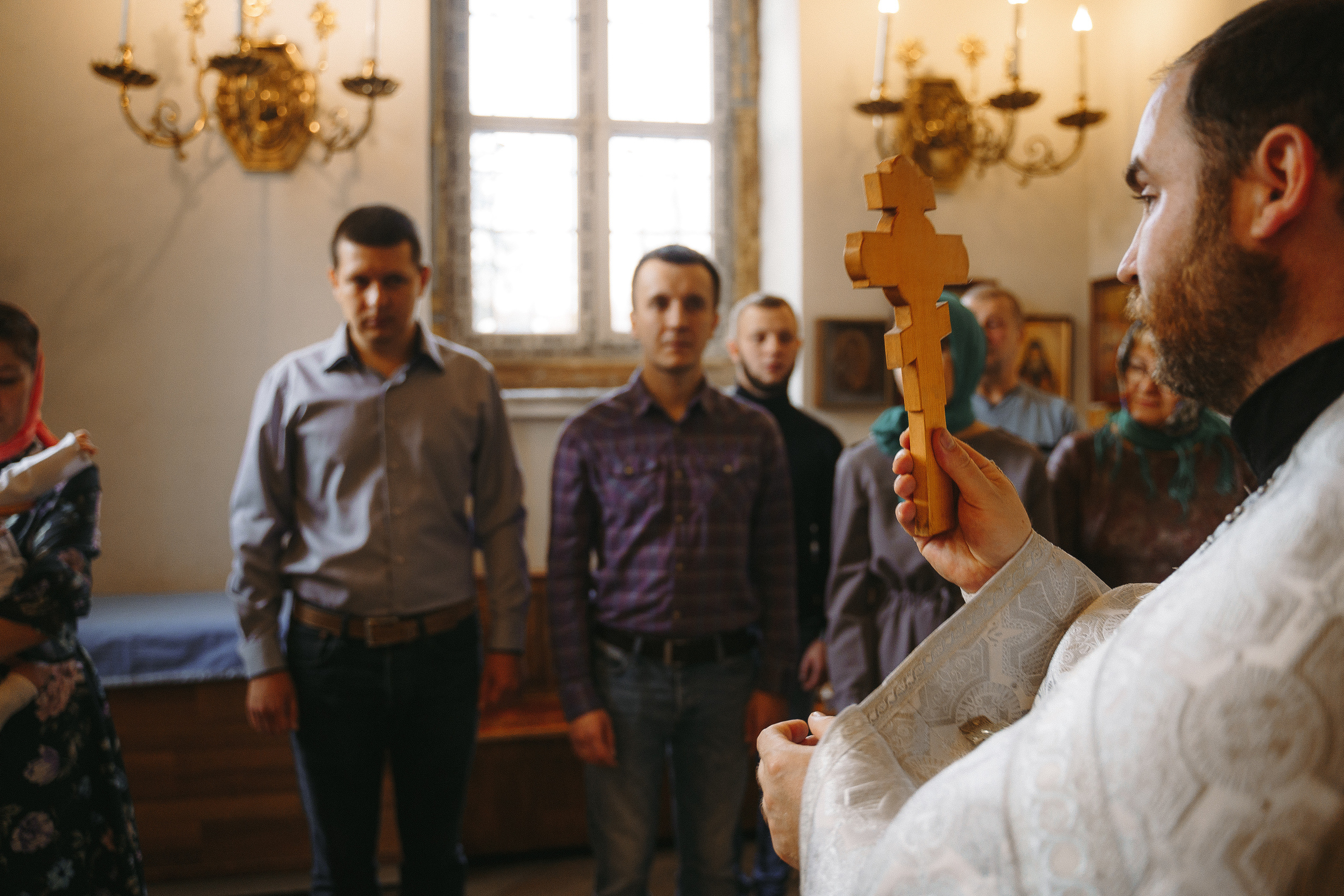 Фотограф на крещение в Храме Великомученика Димитрия Солунского