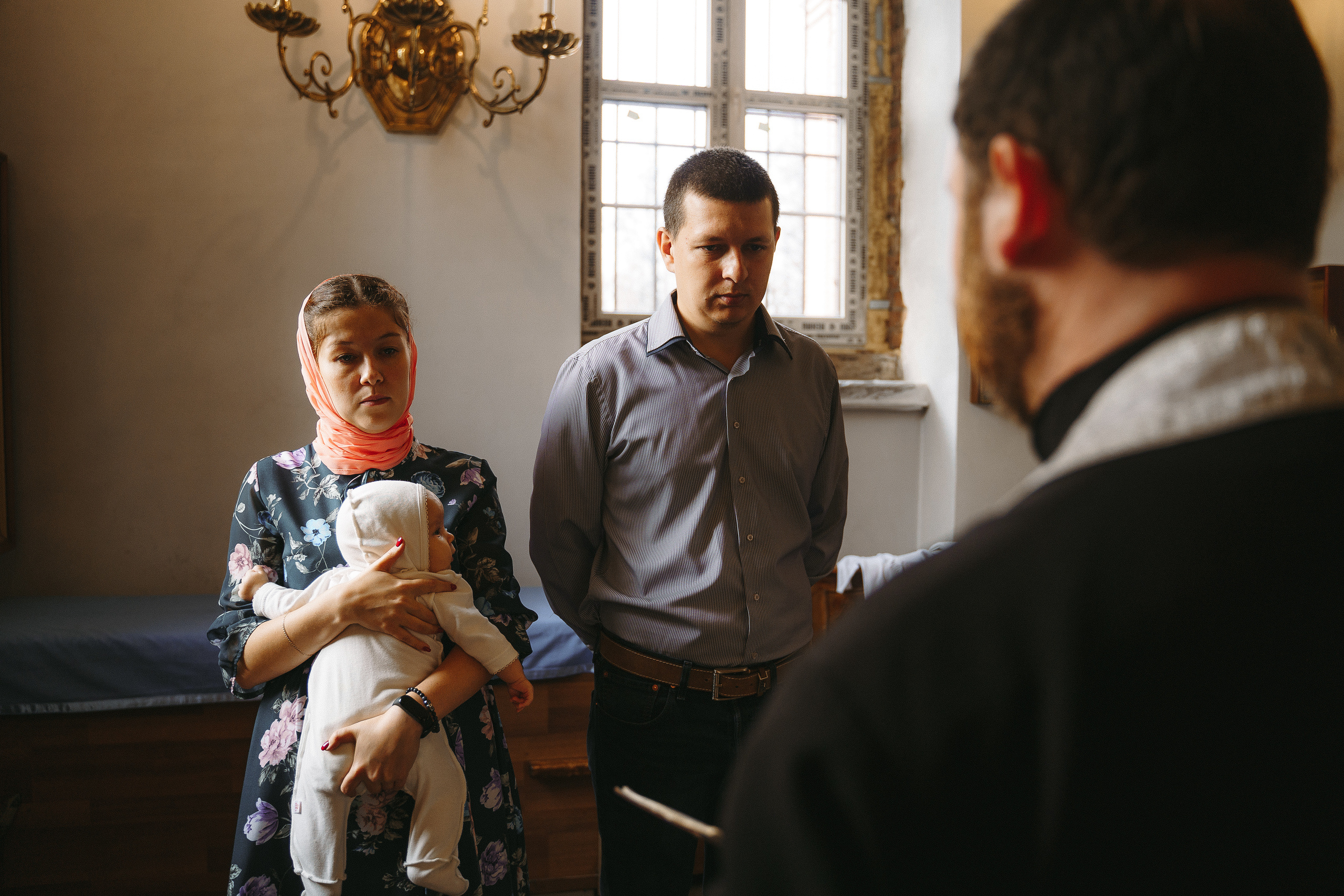 Фотограф на крещение в Храме Великомученика Димитрия Солунского