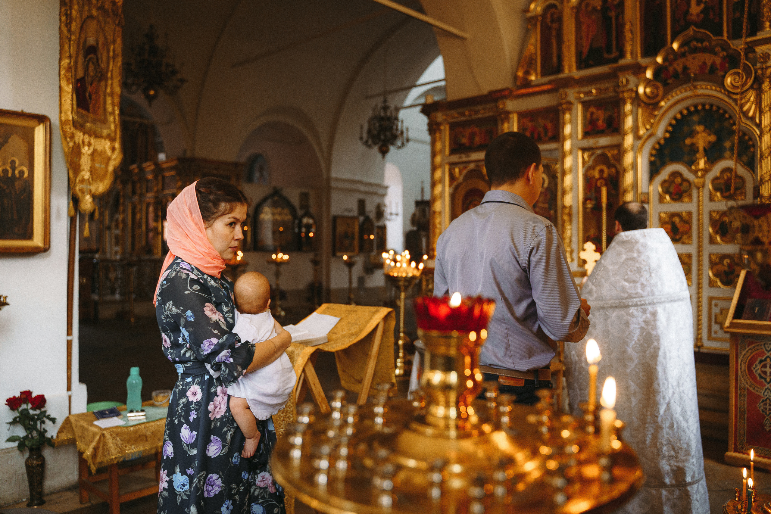 Фотограф на крещение в Храме Великомученика Димитрия Солунского