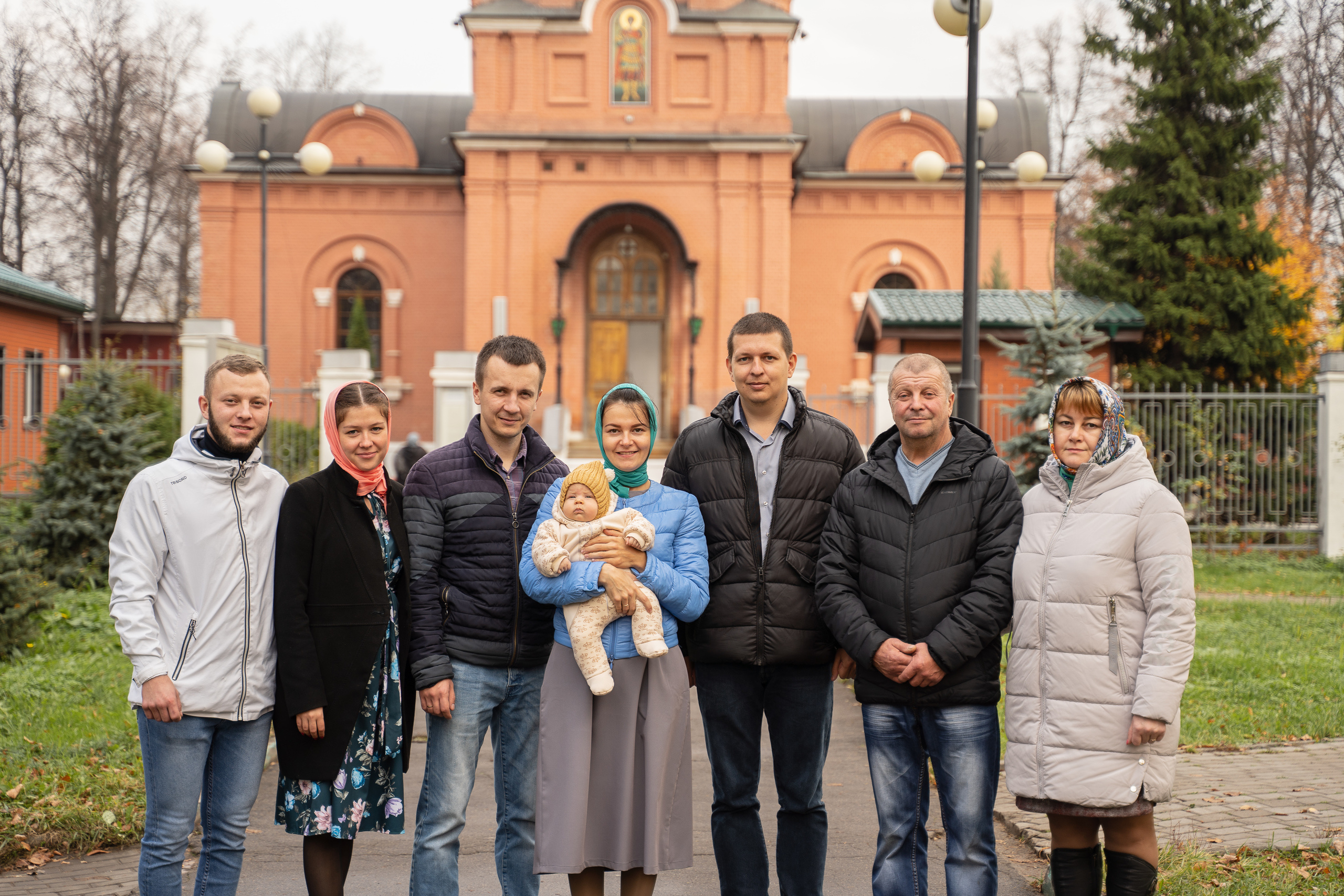 Фотограф на крещение в Храме Великомученика Димитрия Солунского