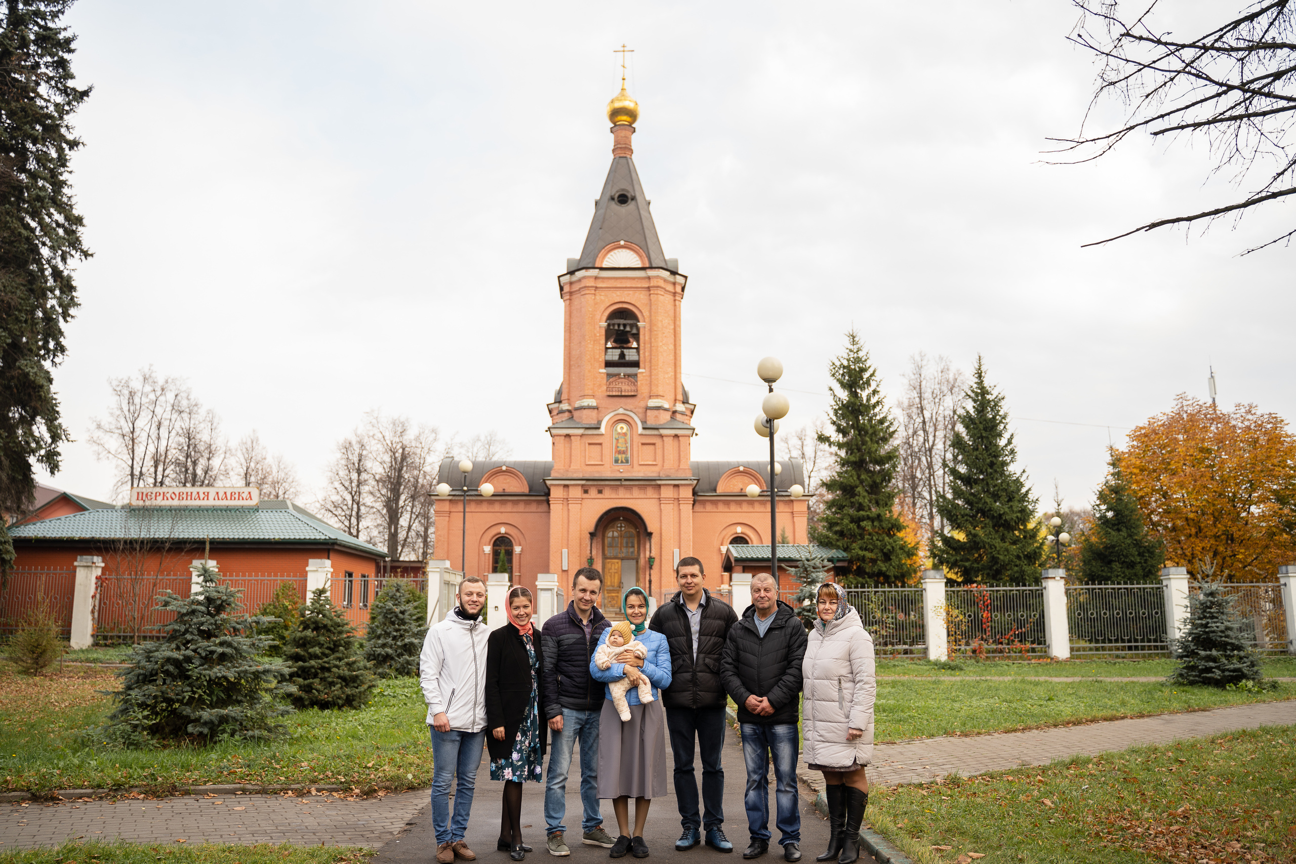 Фотограф на крещение в Храме Великомученика Димитрия Солунского