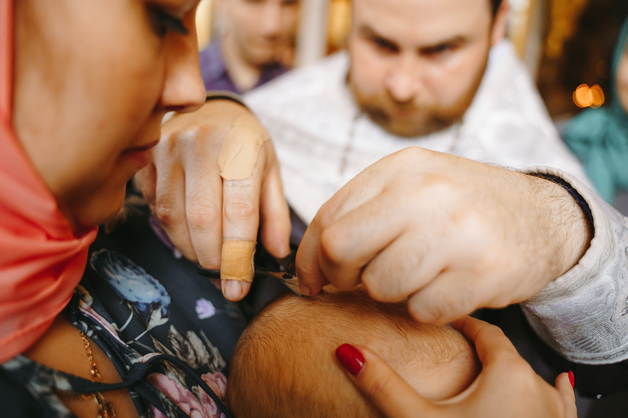 Фотограф на крещение в Храме Великомученика Димитрия Солунского