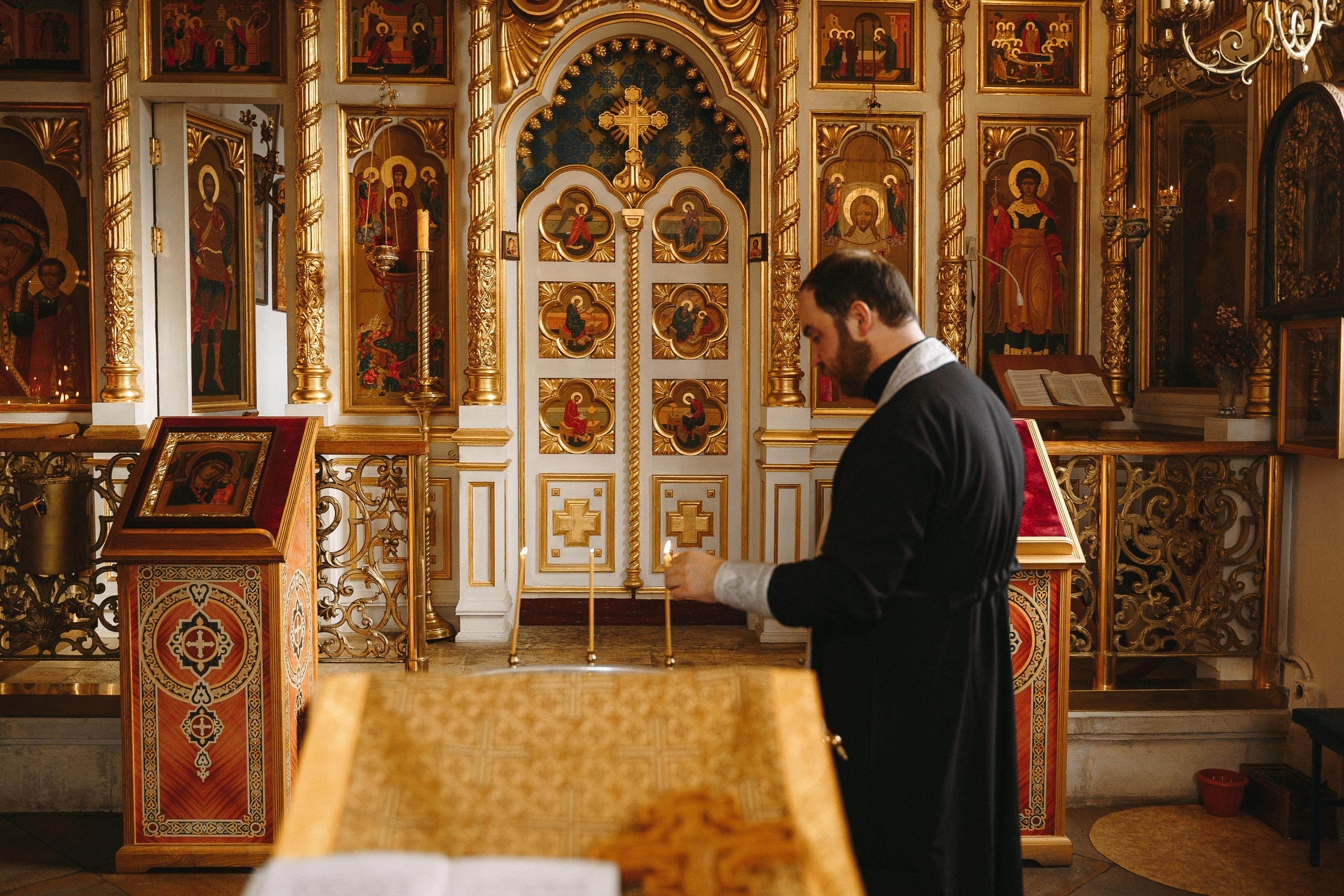 Фотограф на крещение в Храме Великомученика Димитрия Солунского