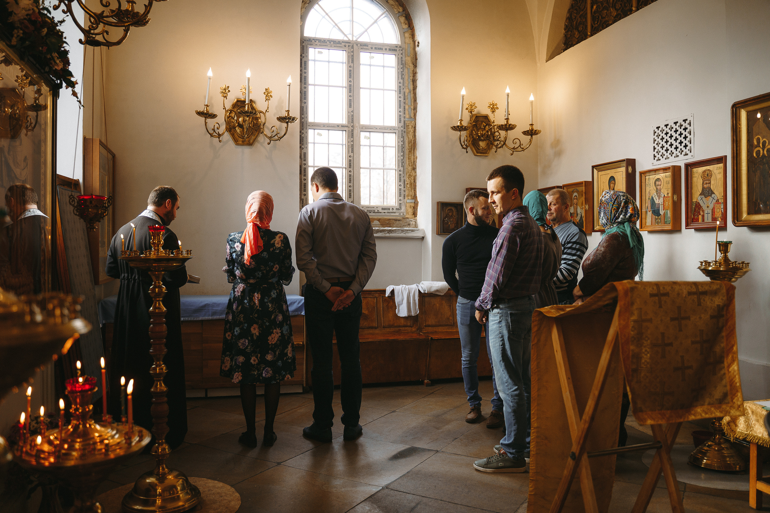 Фотограф на крещение в Храме Великомученика Димитрия Солунского