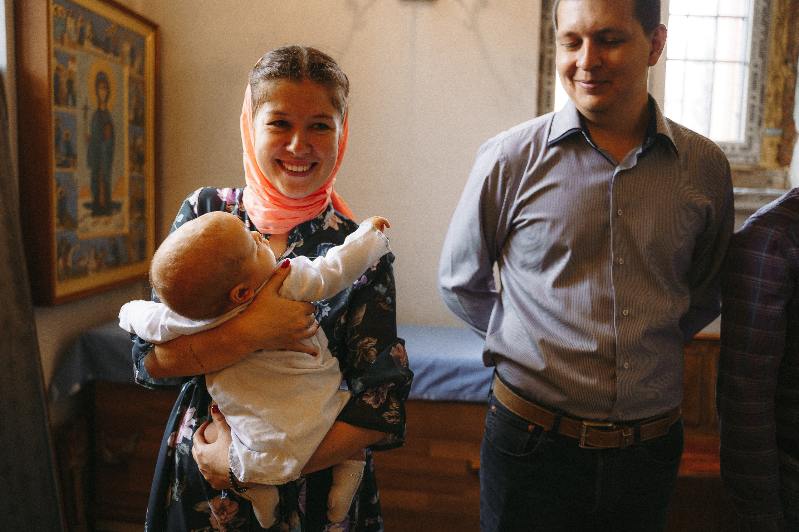 Фотограф на крещение в Храме Великомученика Димитрия Солунского