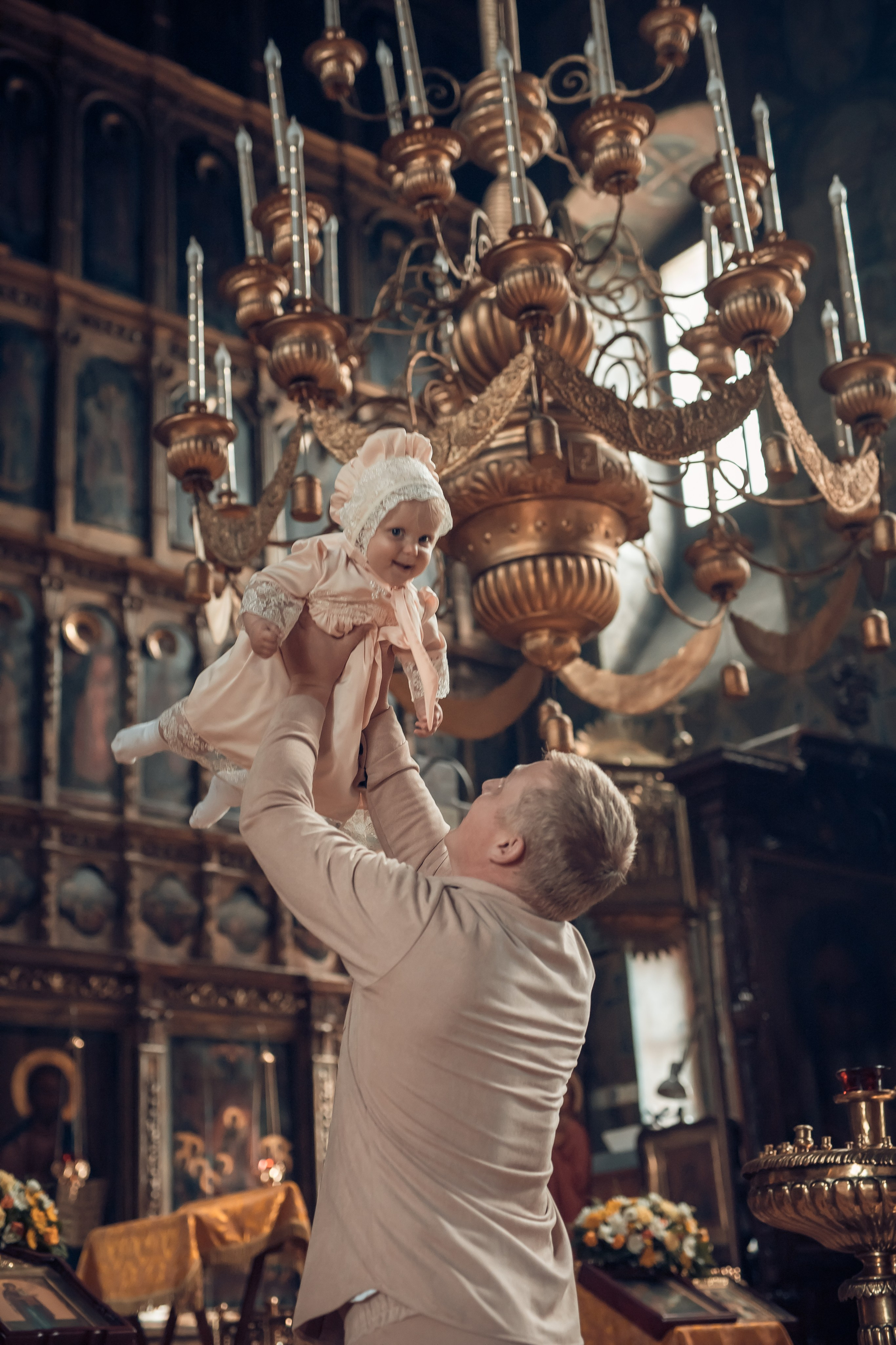 Крещение Аполлинарии в Успенском храме с. Шубино