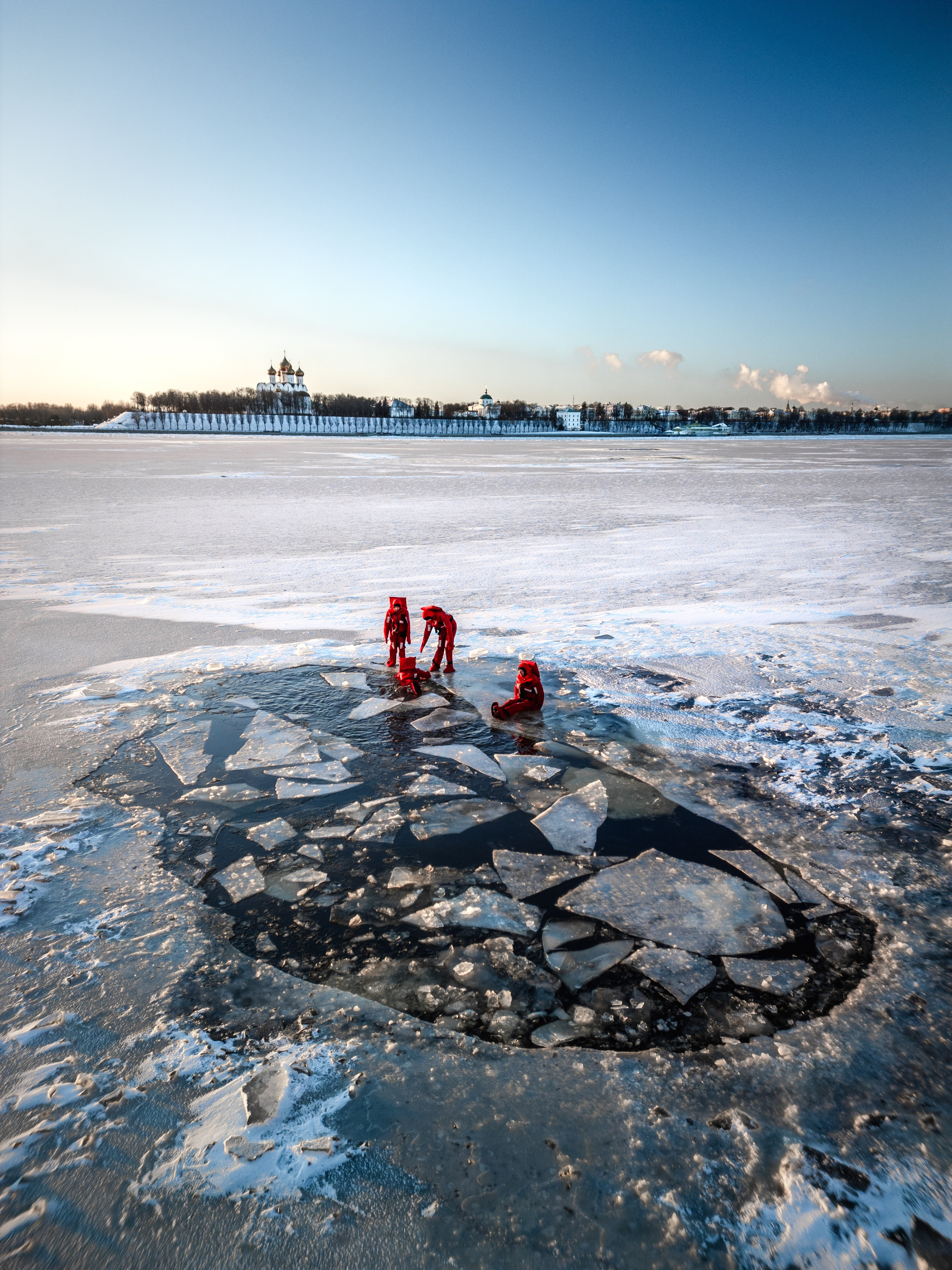 Айсфлоатинг #7. DRONBERRY — Аэросъемка Ярославль