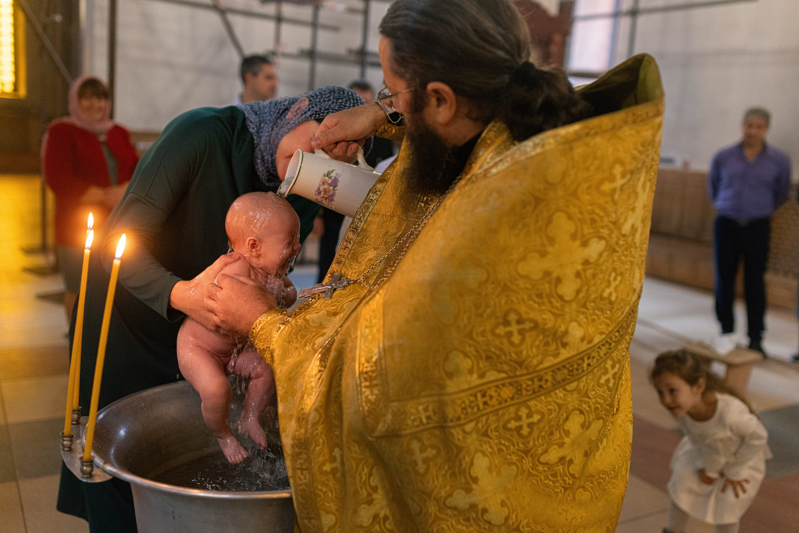 Крещение Алины. Дмитрий Шульгин, портретный фотограф в Воронеже