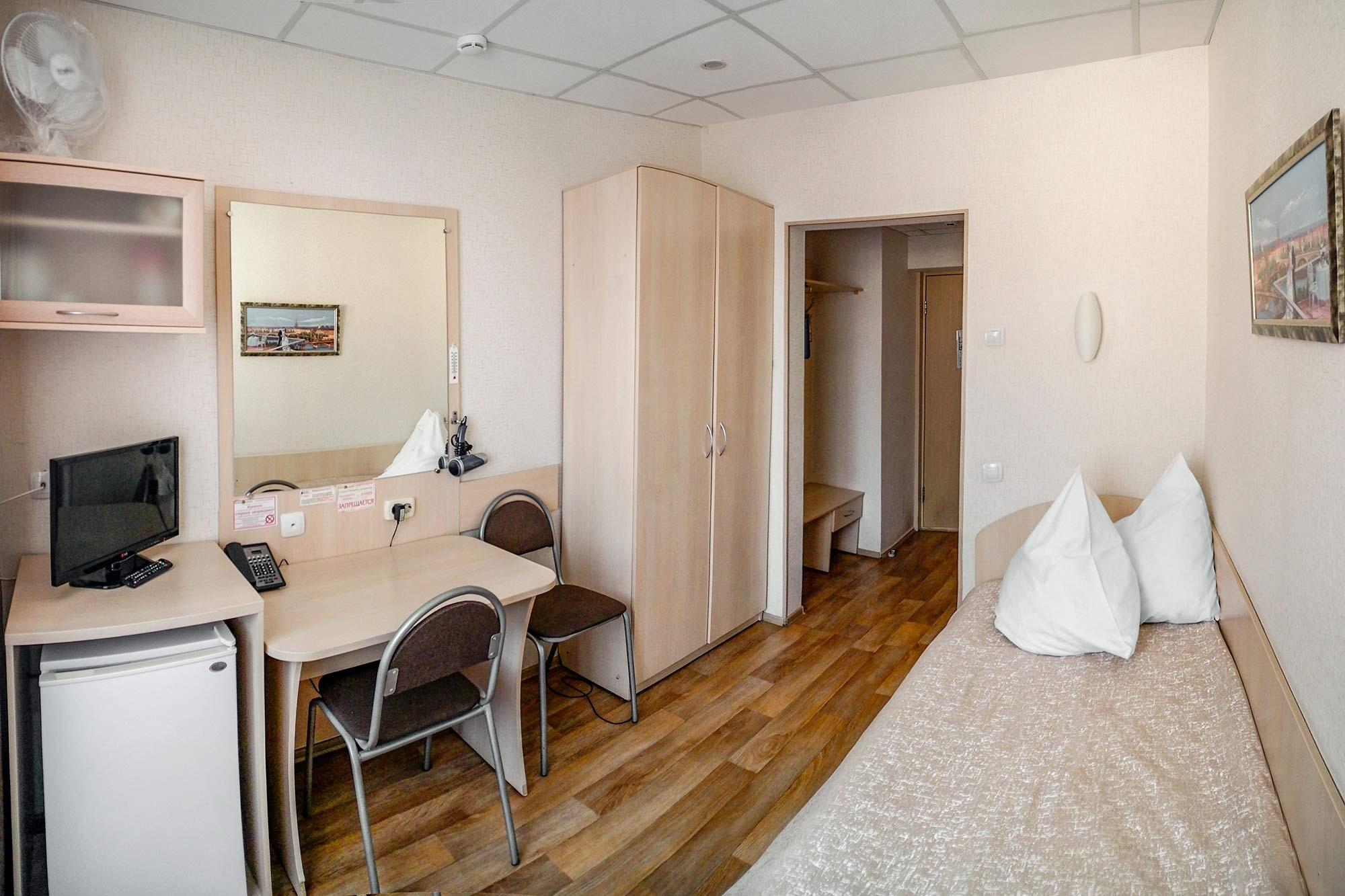 Однокомнатный 1-местный номер 2 категория (2 корпус). Санаторий Нижне-Ивкино