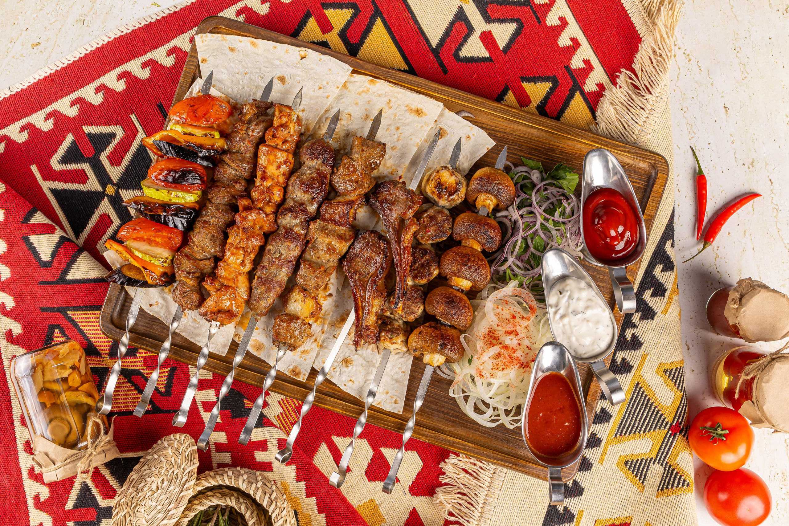 Shashlyk Pub. Рекламный фуд фотограф и видеограф в Астане Алина Лысенко