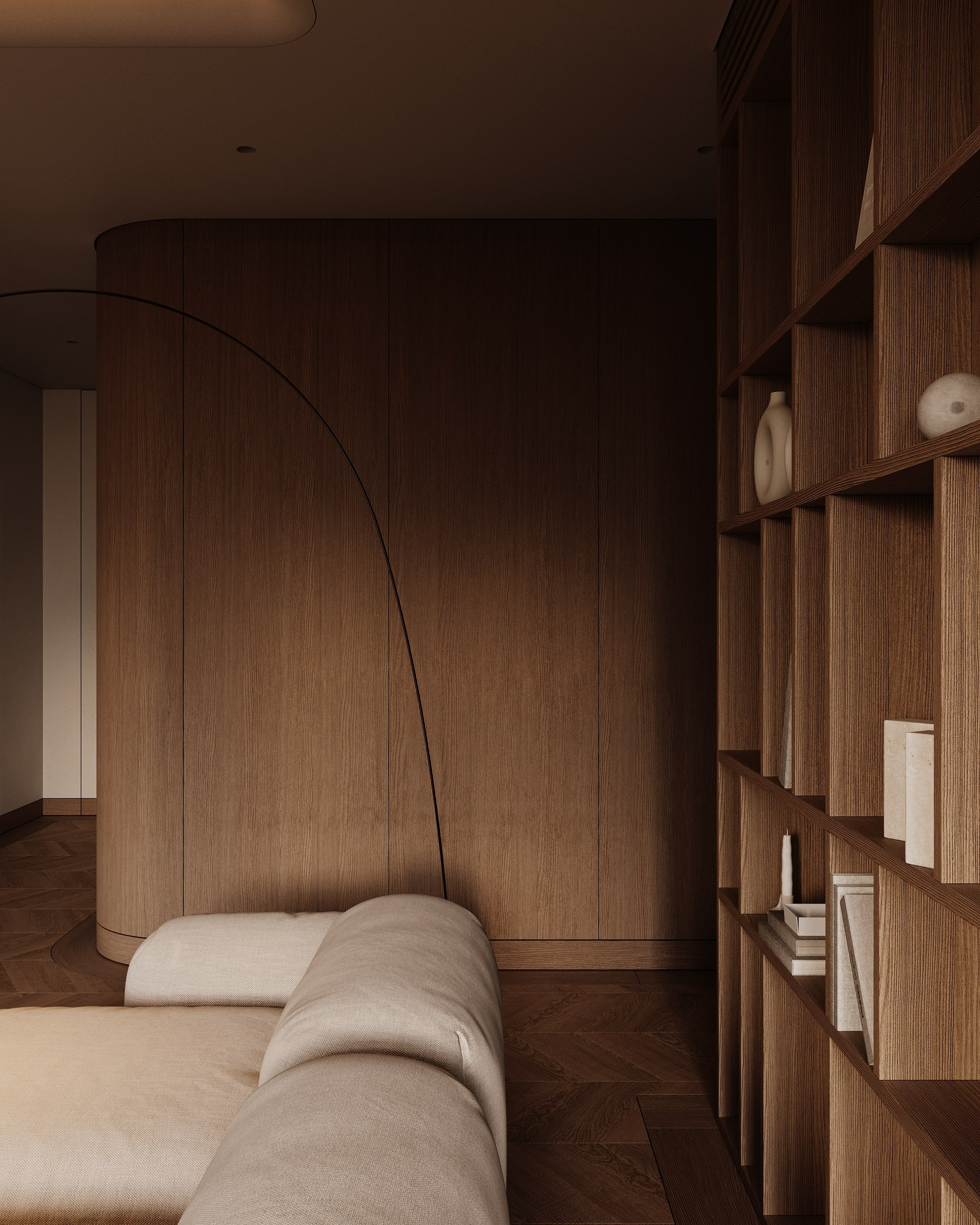 GARDEN QUARTERS. Interior 3D visualizer Liya Iskevich