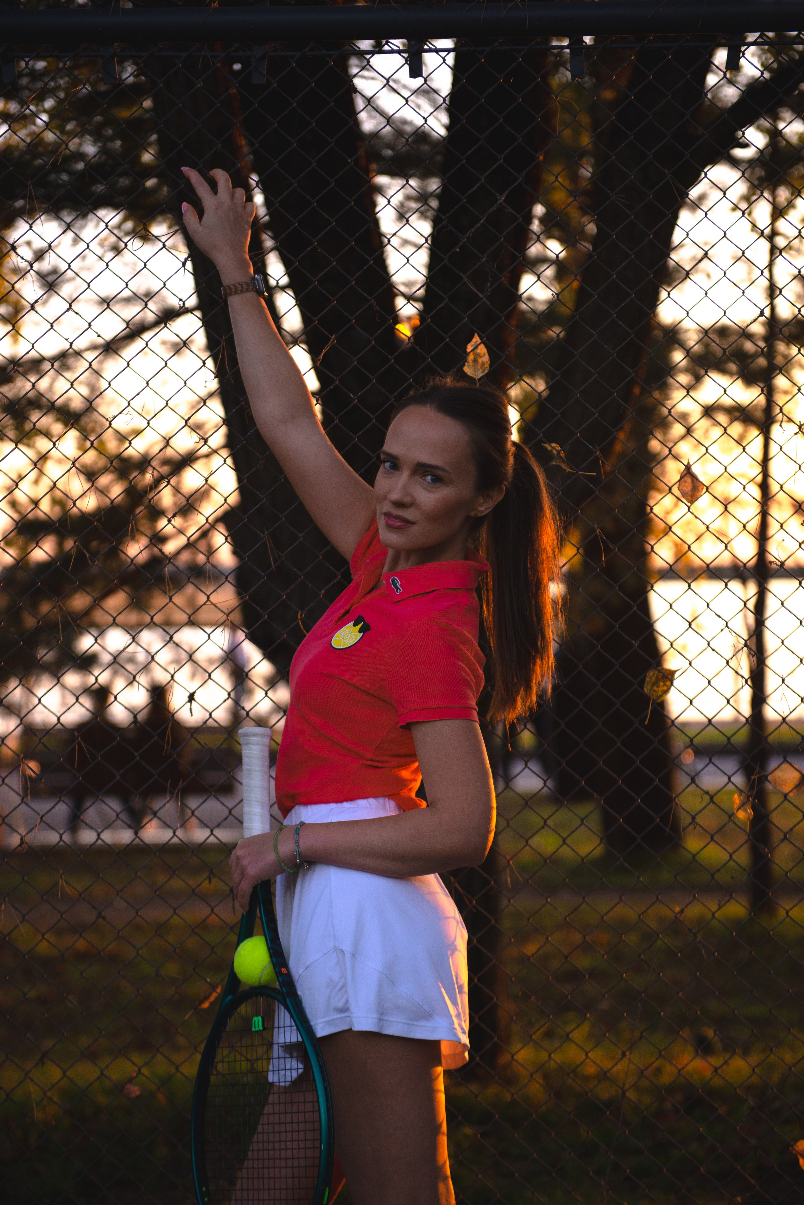 На теннисном корте. Модель Олеся. Фотограф в Хабаровске