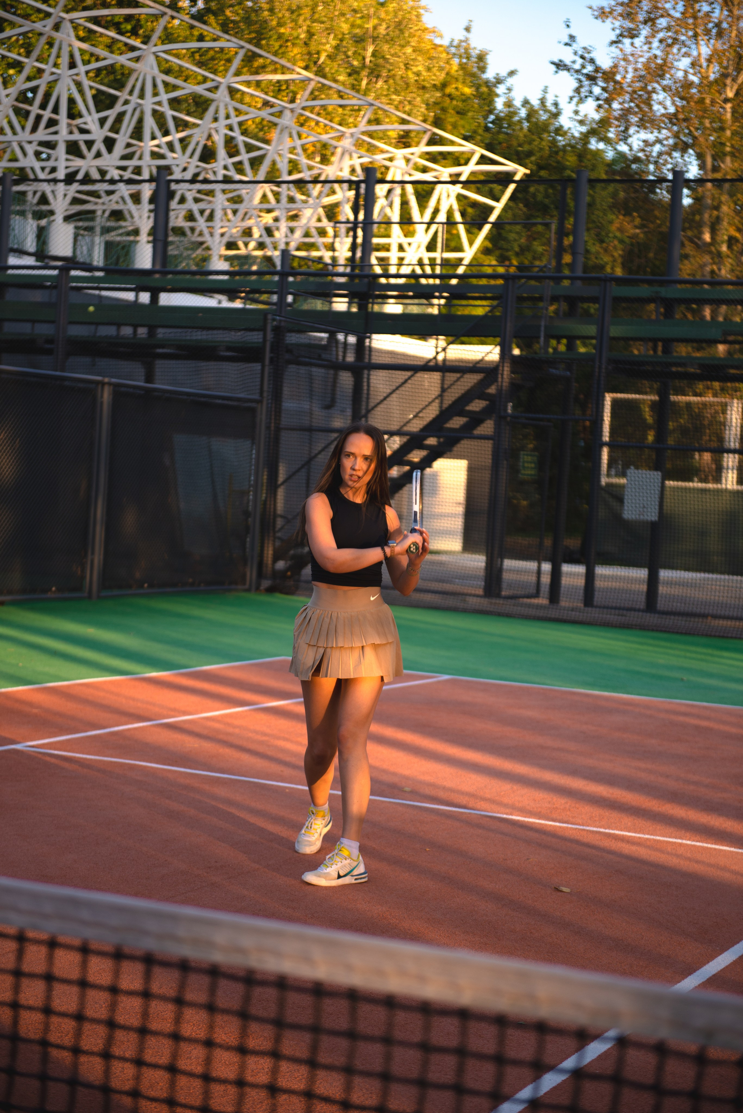 На теннисном корте. Модель Олеся. Фотограф в Хабаровске