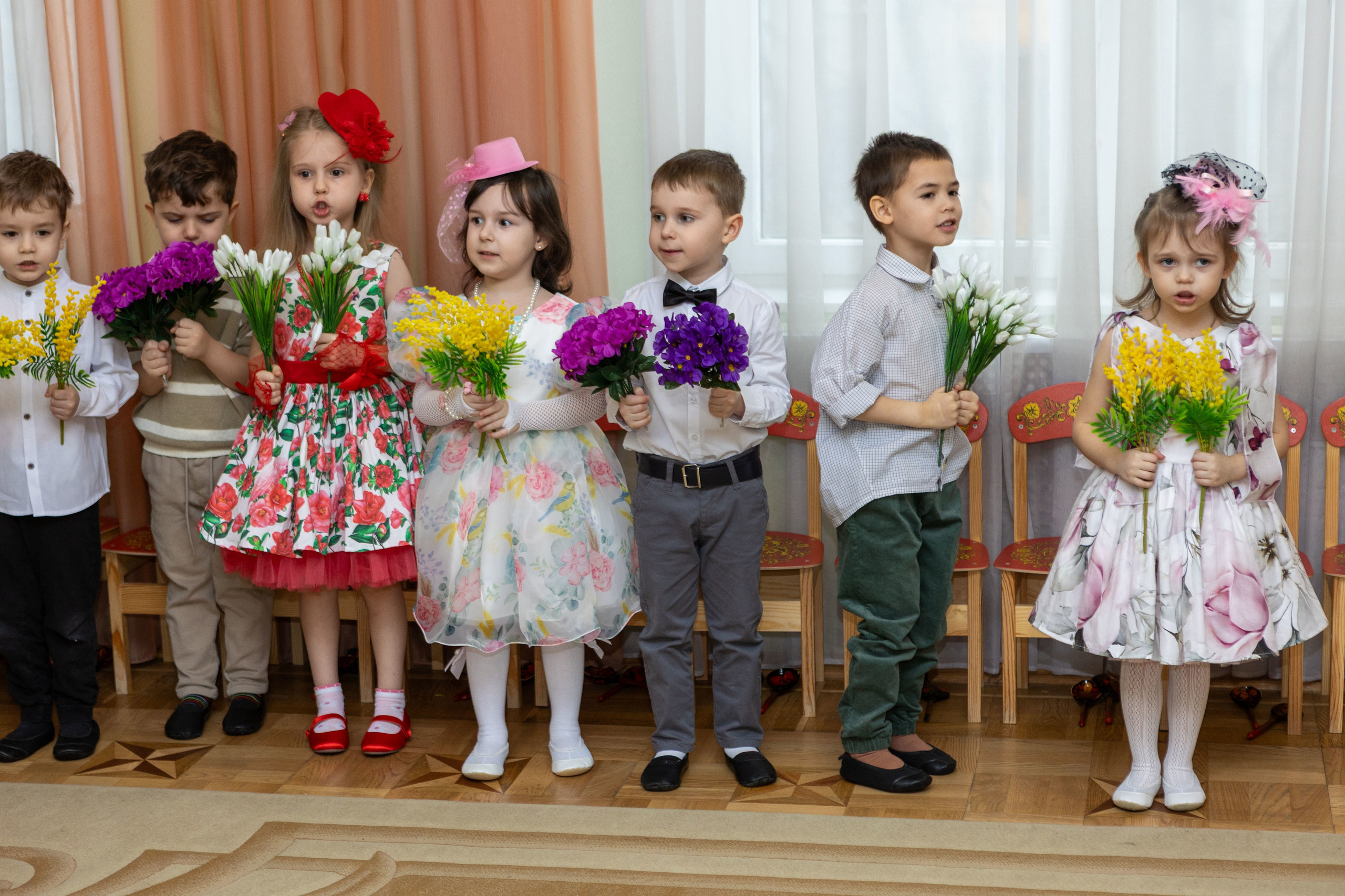 Утренник 8 Марта в детском саду № 1164 — группа «Сверчки»