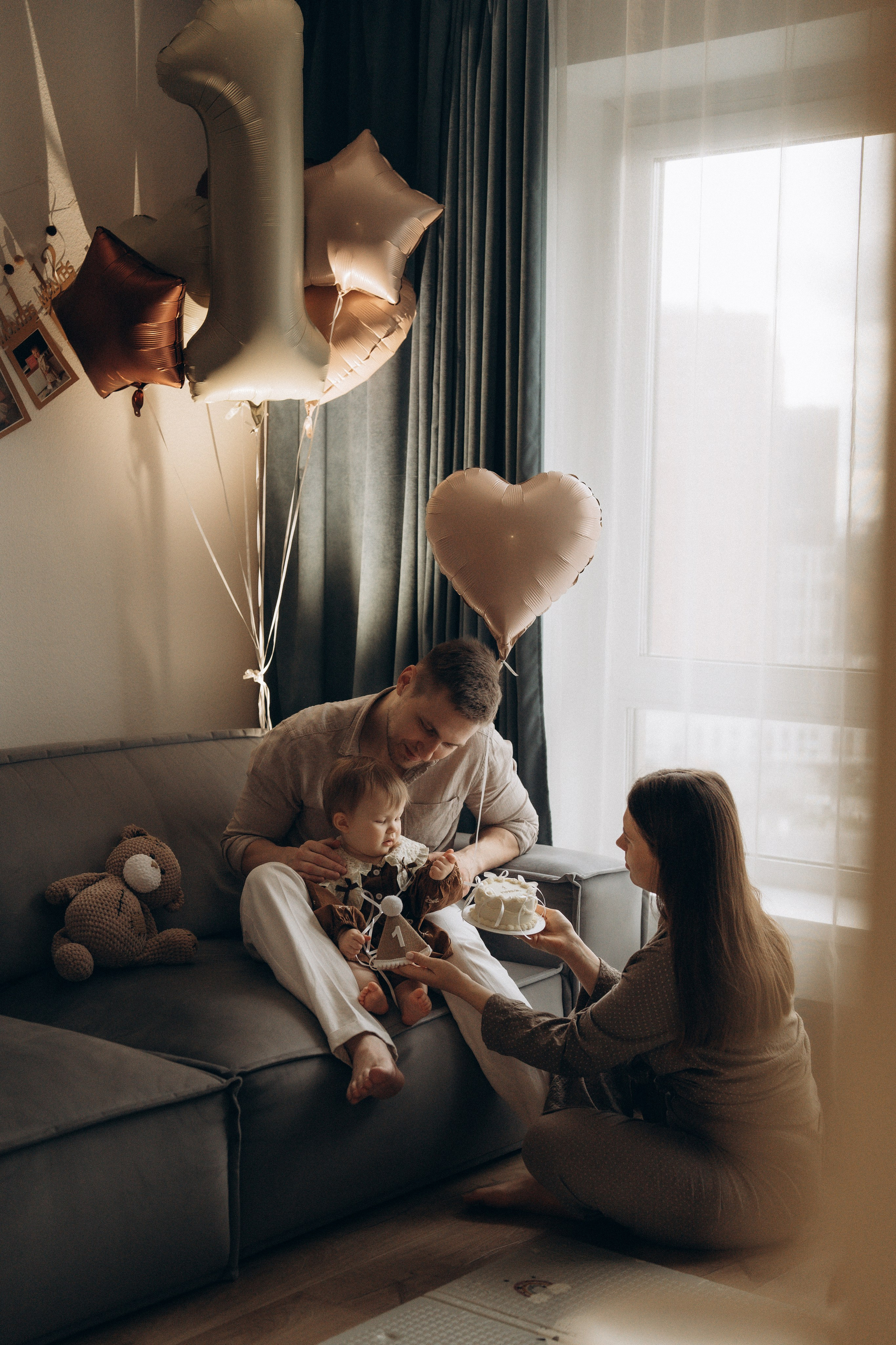 Арине 1 годик. Елизавета Шумик Семейный Фотограф