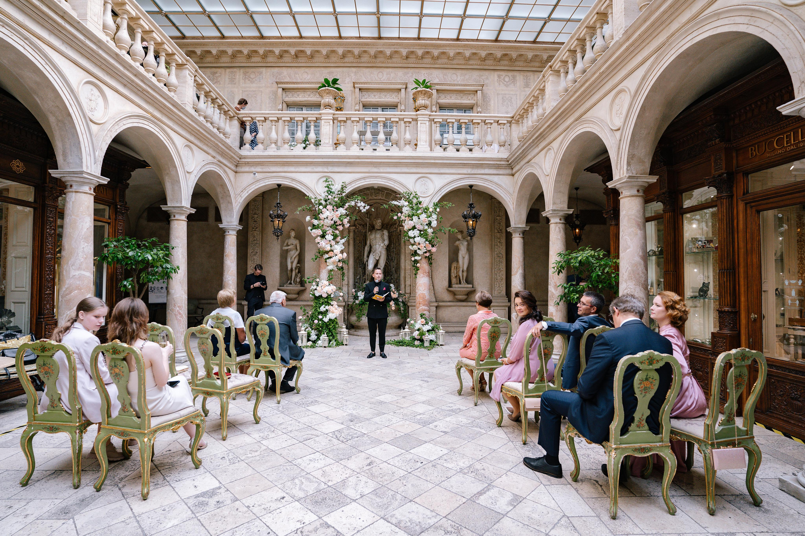 Свадьба в ресторане Турандот в Москве. Свадебный фотограф в Турандот. Выездная церемония в ресторане Турандот