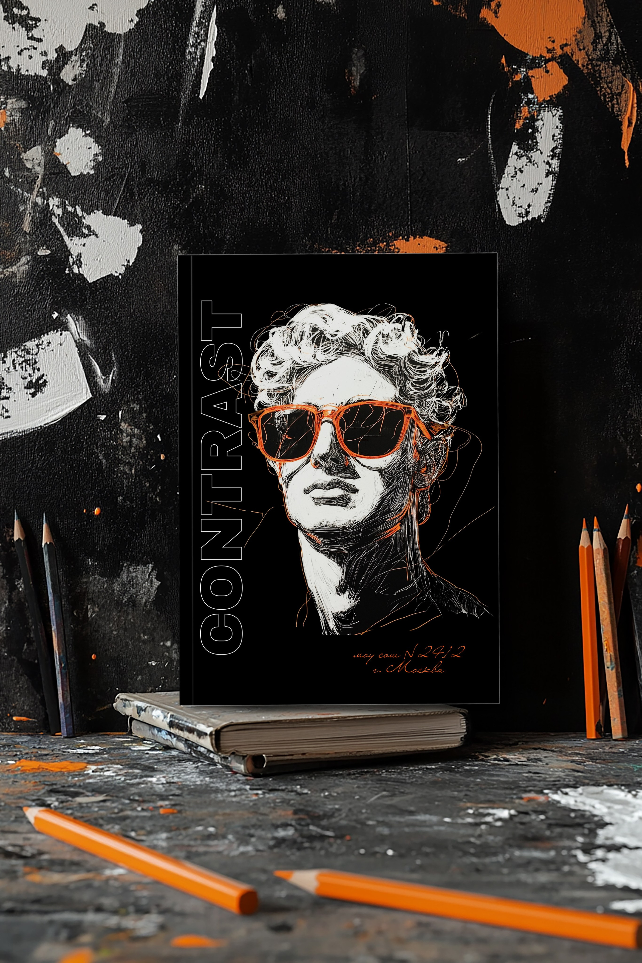 Дизайн Контраст. Выпускные альбомы в Подольске Москве и МО